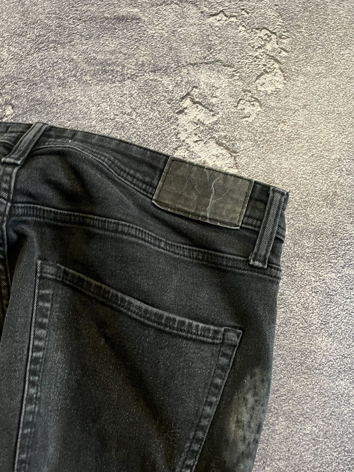Vintage Japanese Dark Avant Garde / Underground Y2K Slim / Faded 90 Size US 36 / EU 52 - 5 Thumbnail