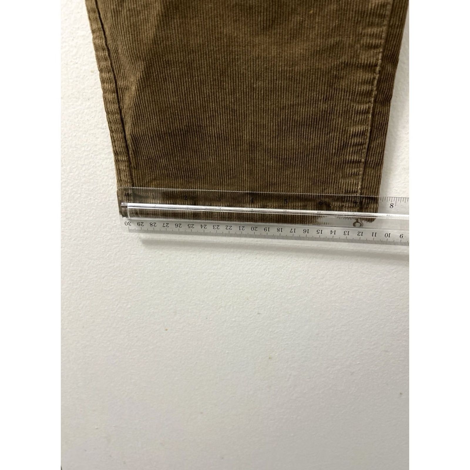 Vintage LL Bean Country Corduroy Pants Mens 34x29 Brown Classic Fit 5-Pocket Zipper Button Cotton Spandex Straight Size US 34 / EU 50 - 6 Thumbnail