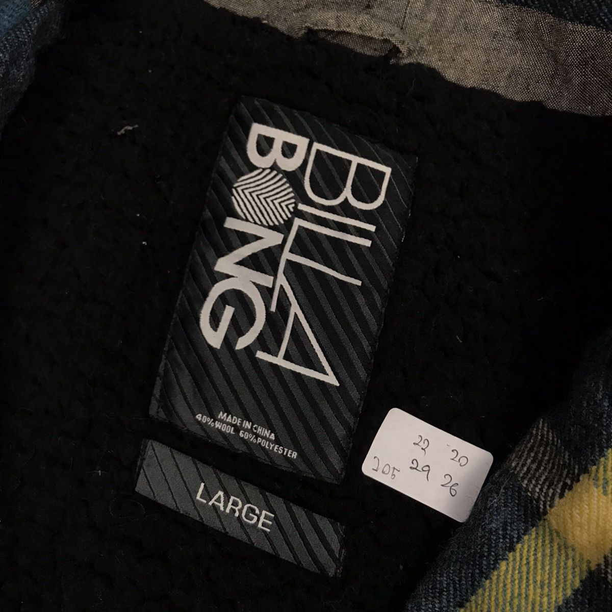 Billabong BILLABONG FLANNEL ZIPPER WOOL JACKET Size US L / EU 52-54 / 3 - 14 Thumbnail