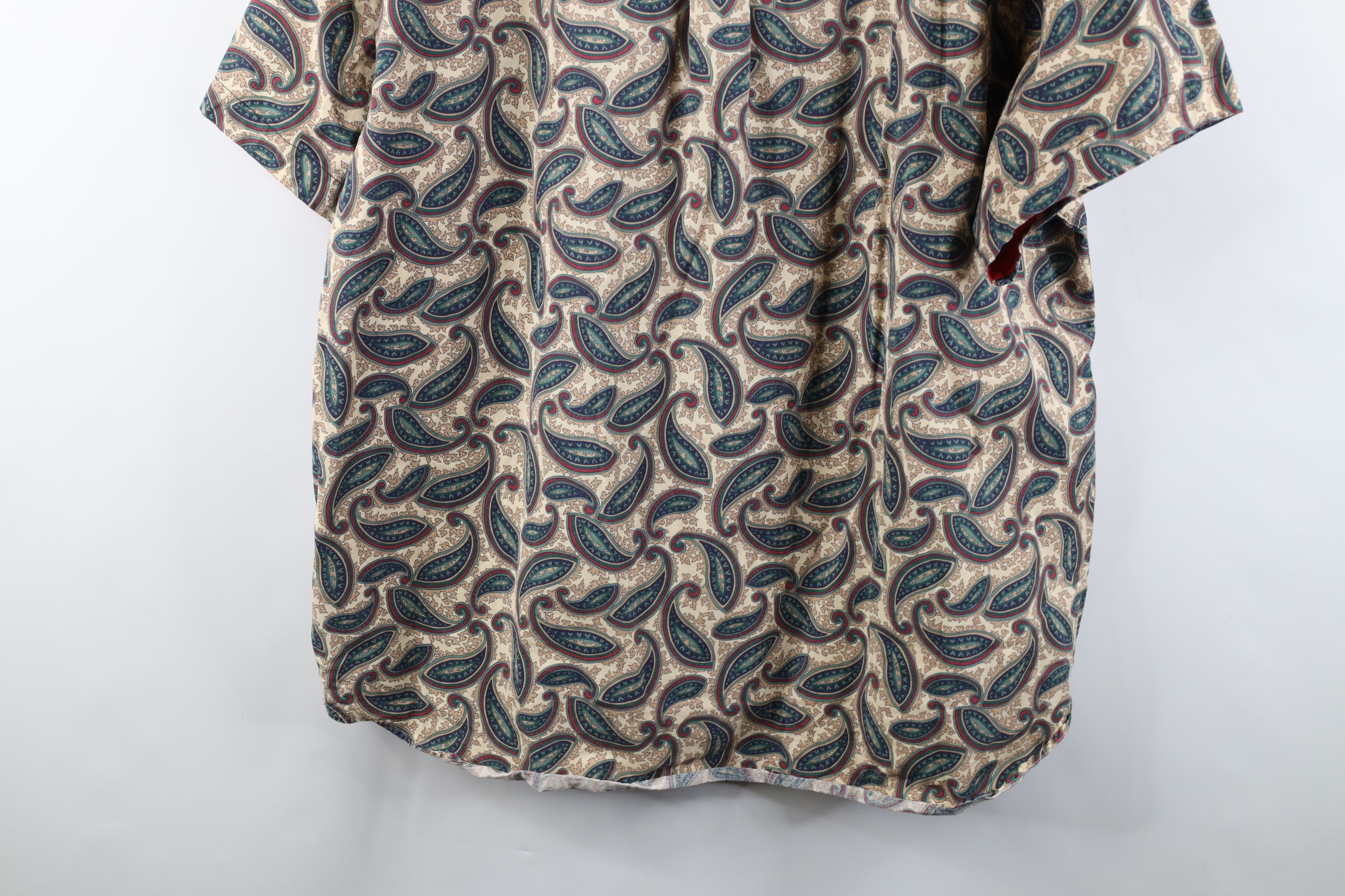 Vintage Vintage 90s Streetwear Short Sleeve Collared Button Shirt Size US XXL / EU 58 / 5 - 14 Thumbnail