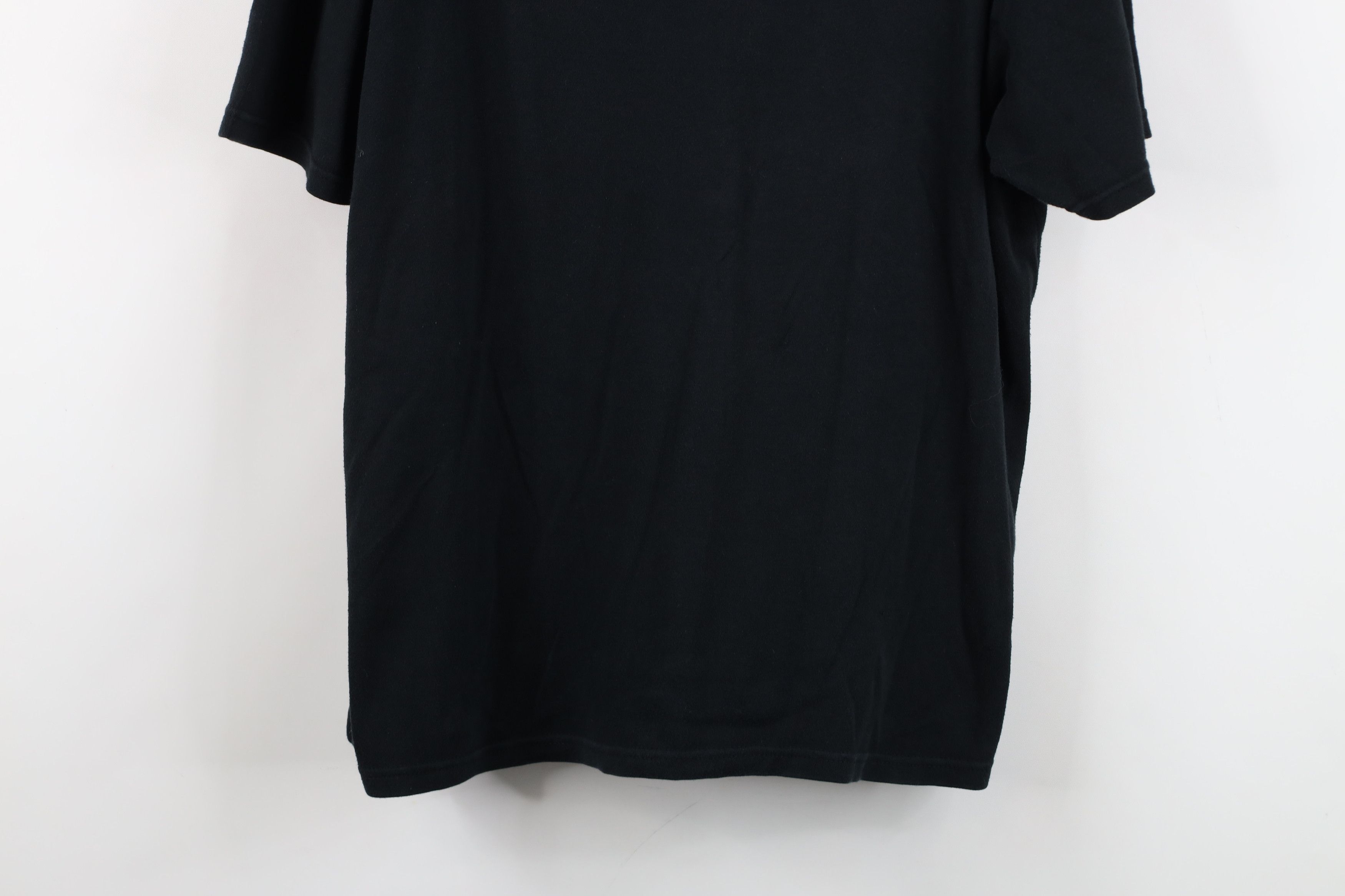 Vintage Vintage 90s Streetwear Cotton Short Sleeve T-Shirt Black Size XL / US 12-14 / IT 48-50 - 3 Thumbnail