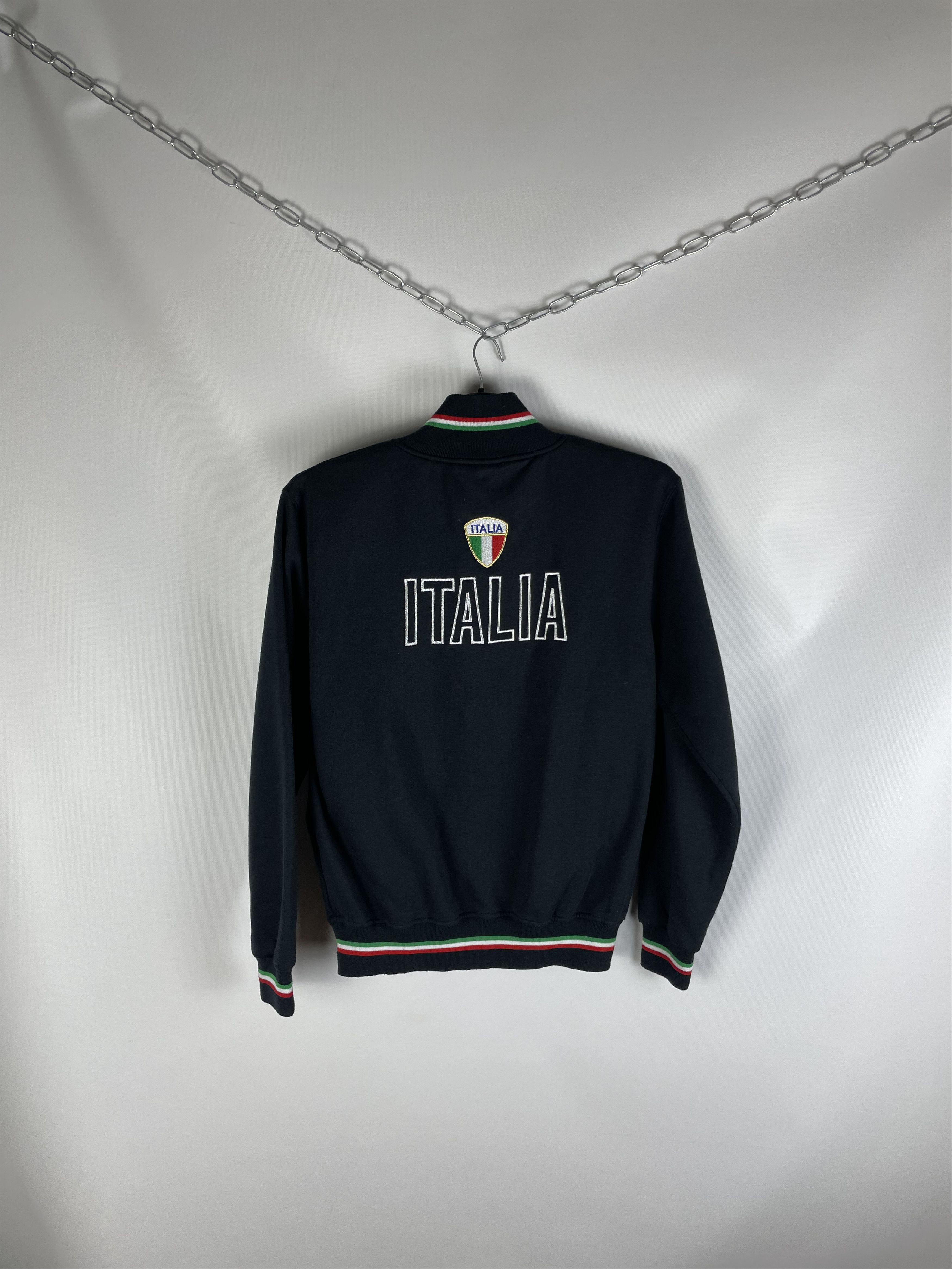 Japanese Brand Vintage italy Zip Sweatshirt Track Jacket Italia 00s Y2K Size US L / EU 52-54 / 3 - 8 Thumbnail