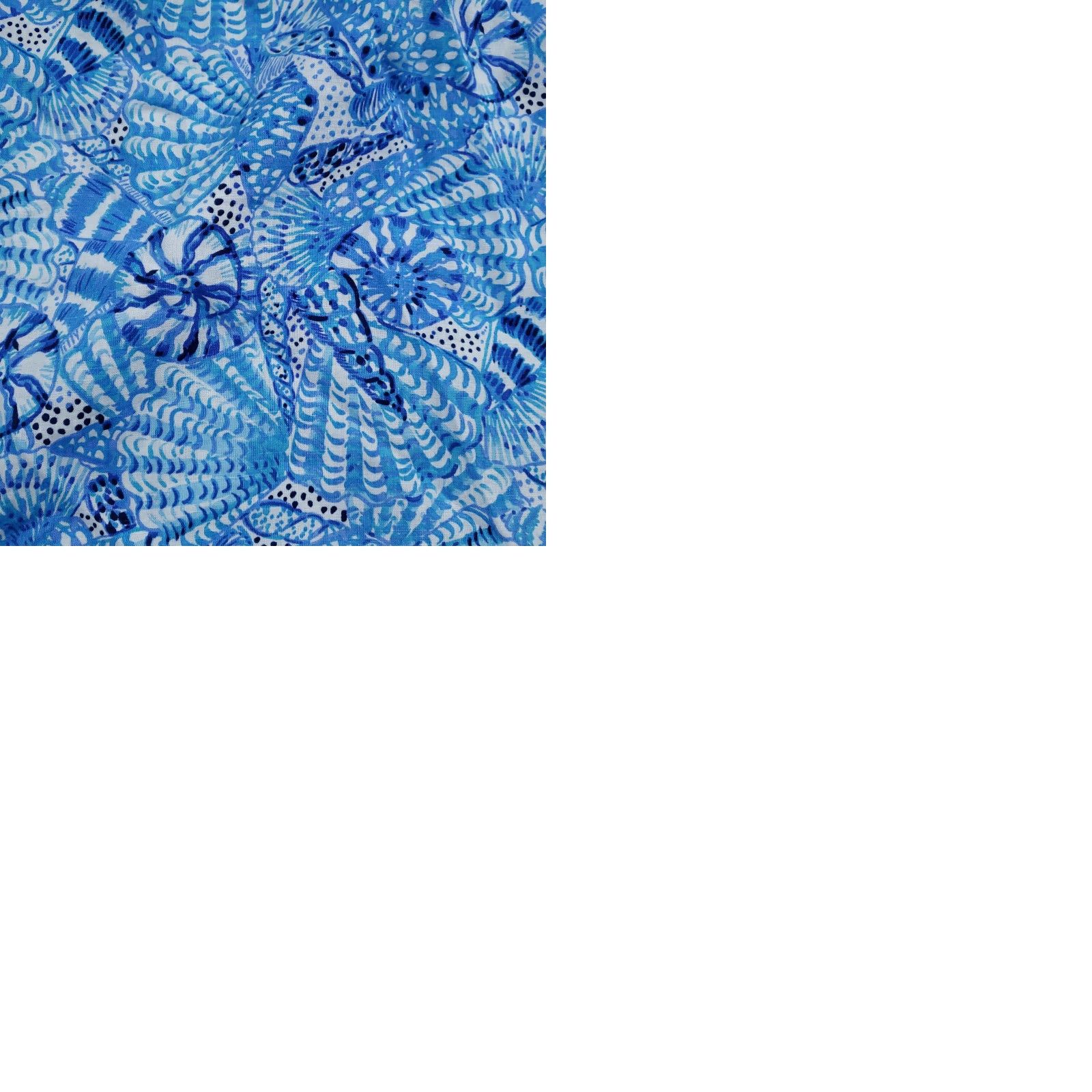 Lilly Pulitzer Lilly Pulitzer Jaydan Linen Dress Womens M Amalfi Blue Seashell 012797 Sundress Shift Sleeveless Geometric Beach Casual Travel Linen 100% Size M / US 6-8 / IT 42-44 - 9 Thumbnail