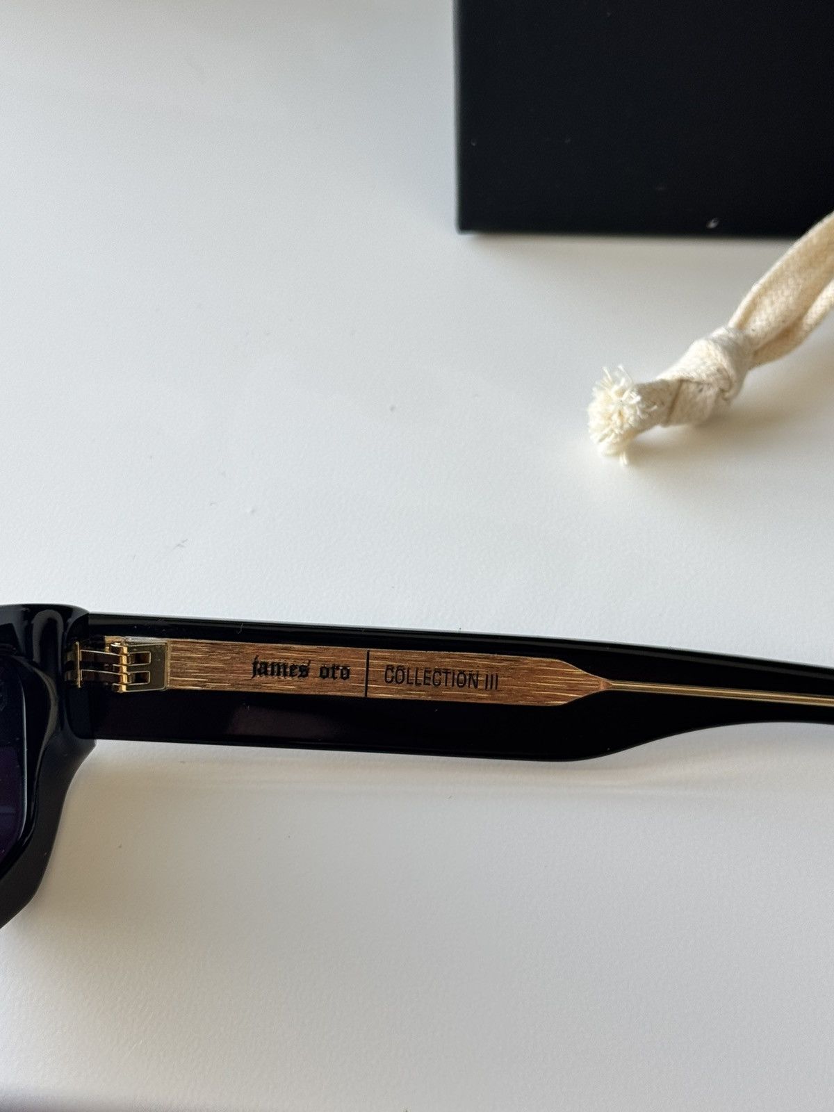 James Oro James Oro Rouge Black Sunglasses Size ONE SIZE - 6 Thumbnail