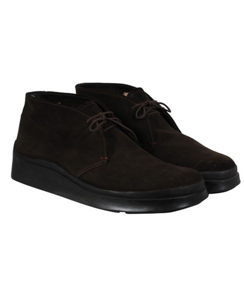 Prada Vintage 2000s Chukka Boots Brown Suede - 02473 Size US 13 / EU 46 - 1 Thumbnail