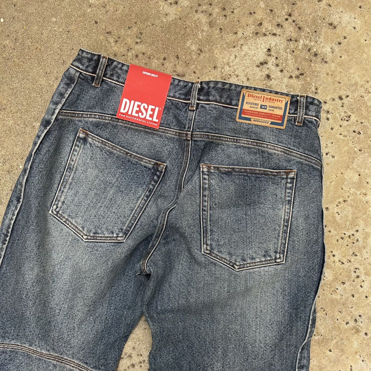 Diesel Diesel generate biker straight baggy jeans Size US 36 / EU 52 - 11 Thumbnail