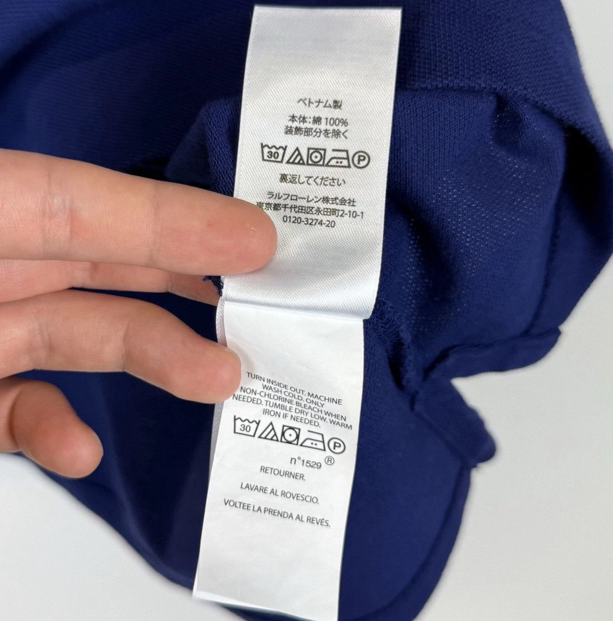 Polo Ralph Lauren Polo Ralph Lauren Team Polo Shirt Blue Short Sleeve Big Logo Size US M / EU 48-50 / 2 - 8 Thumbnail