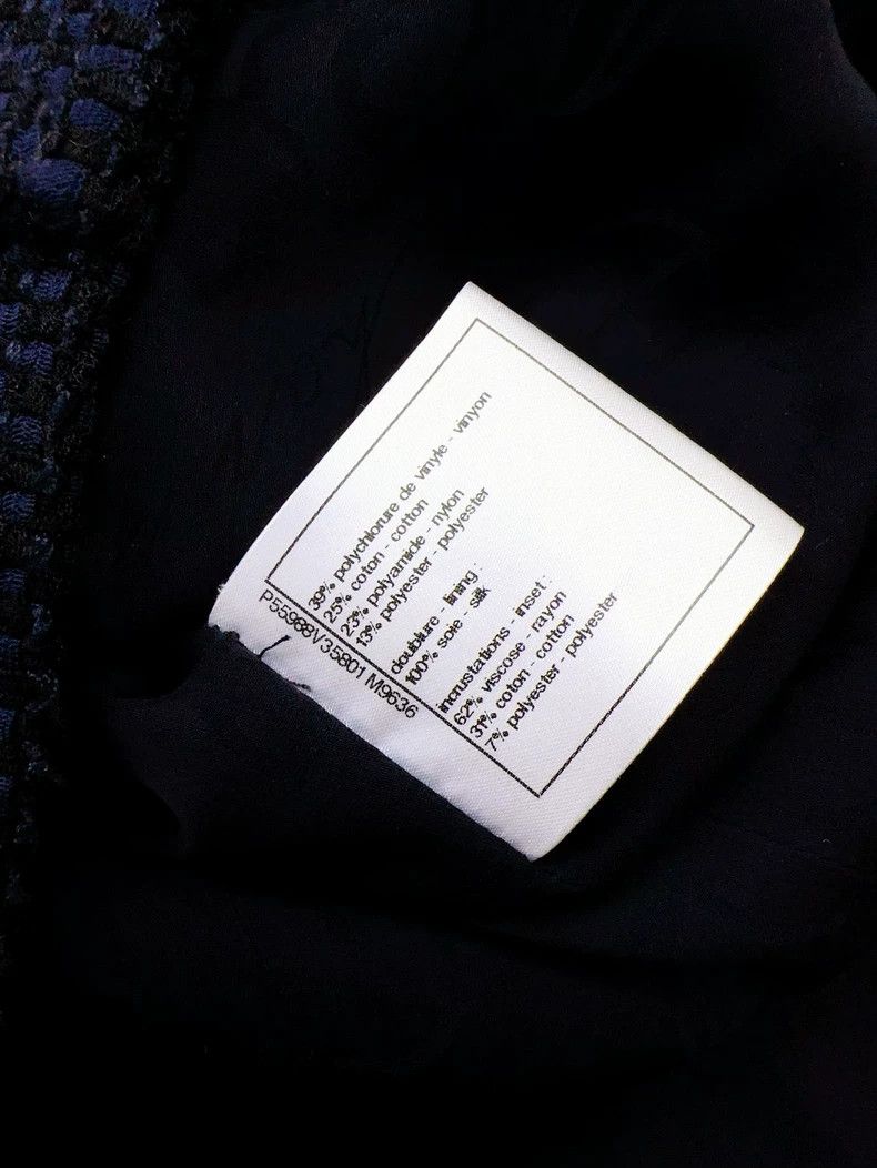 Chanel Chanel Blue embroidered pearl full of stars long-sleeved s Size XS / US 0-2 / IT 36-38 - 6 Thumbnail