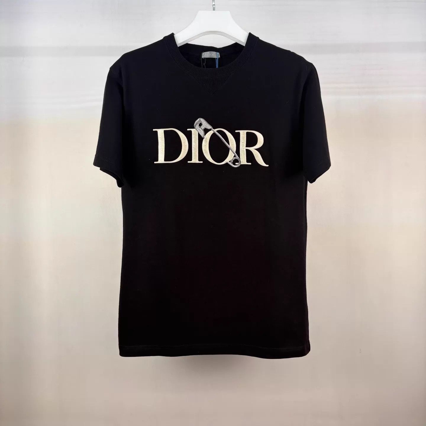 Dior Dior Embroidered Logo SS T-Shirt L (New, Italy) Size L / US 10 / IT 46 - 1 Thumbnail
