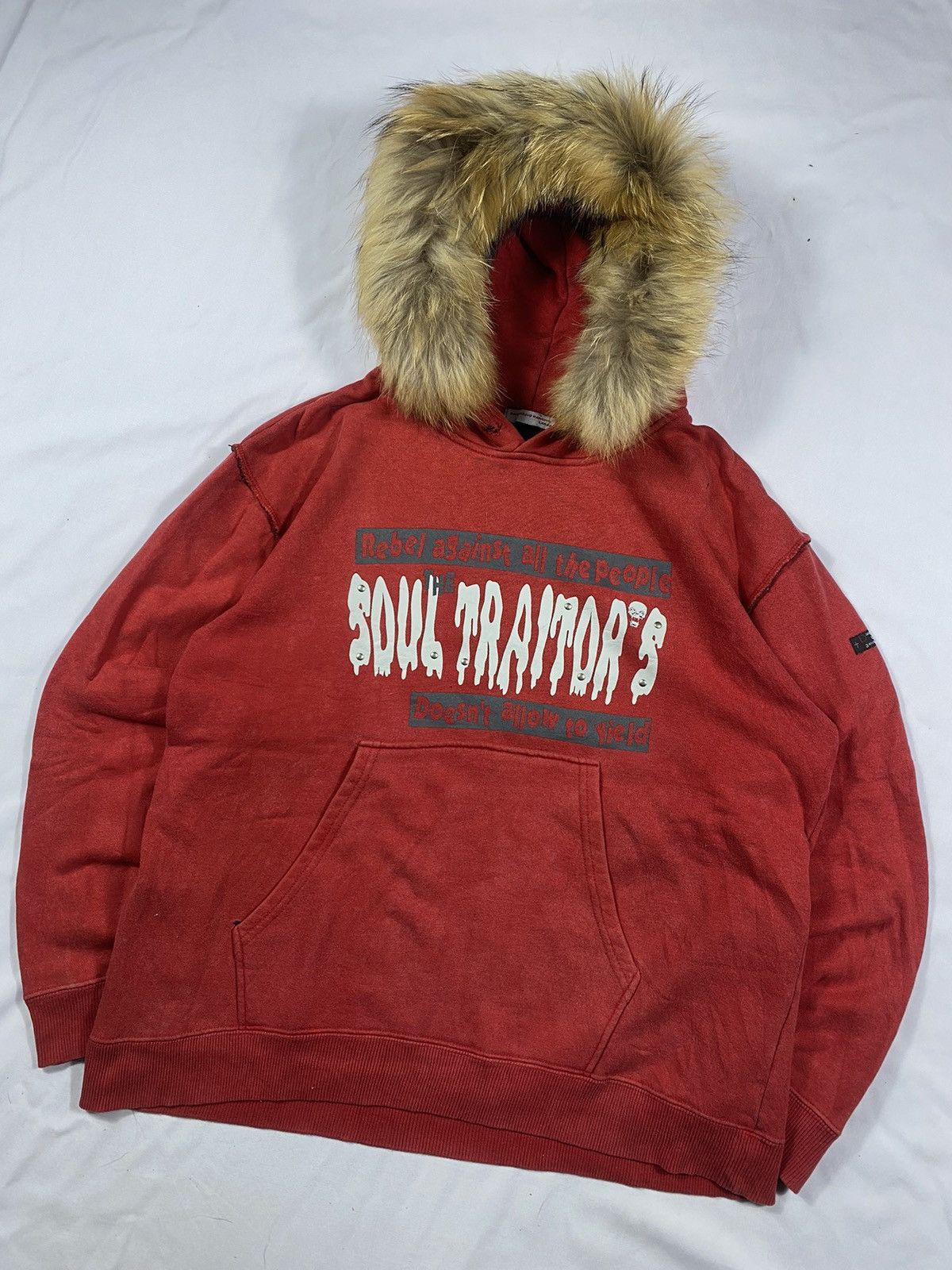 20471120 Japanese Dangerous Warning fur hoodie ifsix lgb style Size US L / EU 52-54 / 3 - 3 Thumbnail