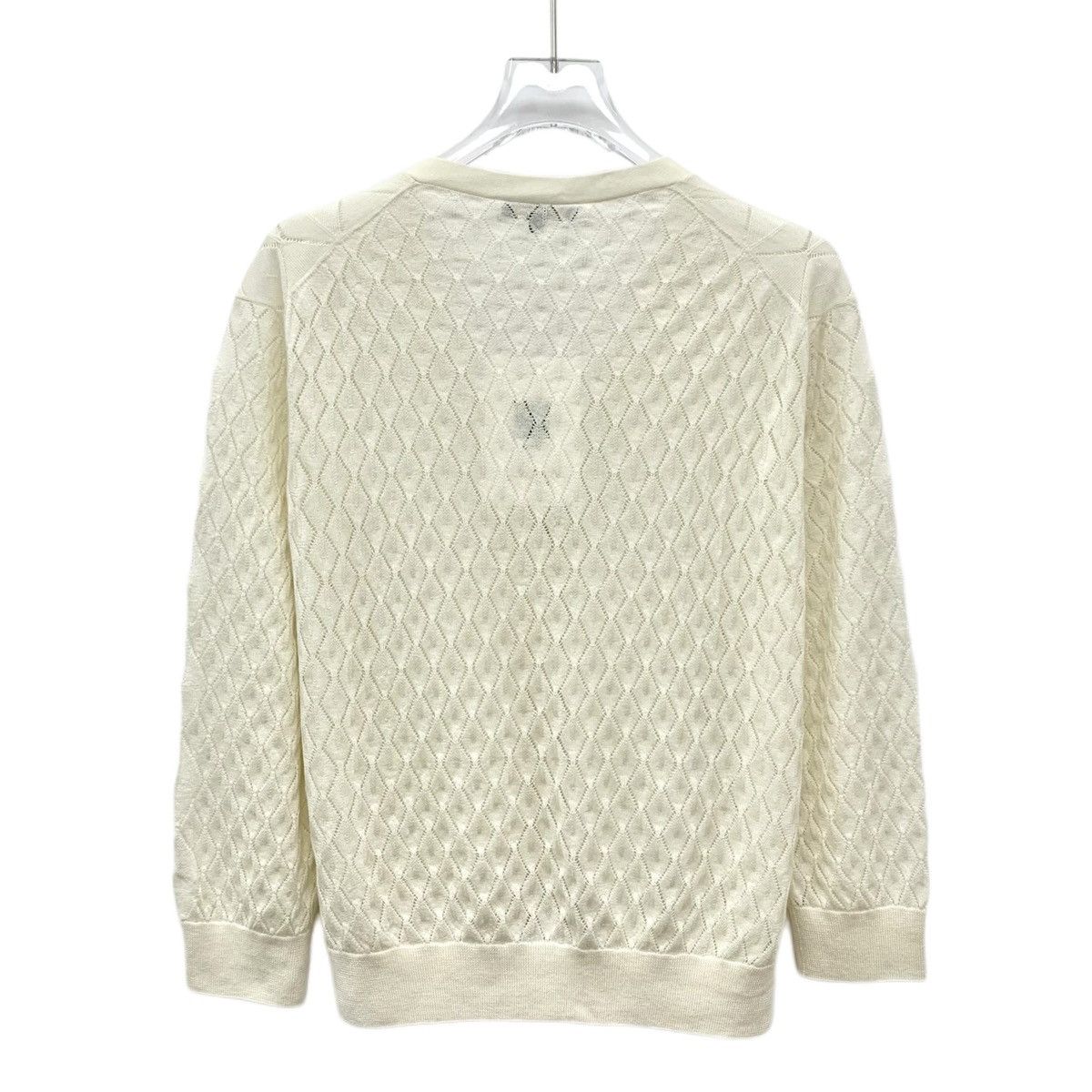 Loro Piana Loro Piana Beige Cashmere & Silk Blend Knit Cardigan K26WX Size M / US 6-8 / IT 42-44 - 2 Thumbnail