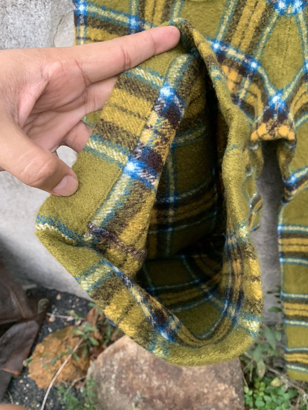Comme des Garcons Vintage Comme des Garcons Yellow Plaid Pants Wool Size 30" / US 8 / IT 44 - 9 Thumbnail