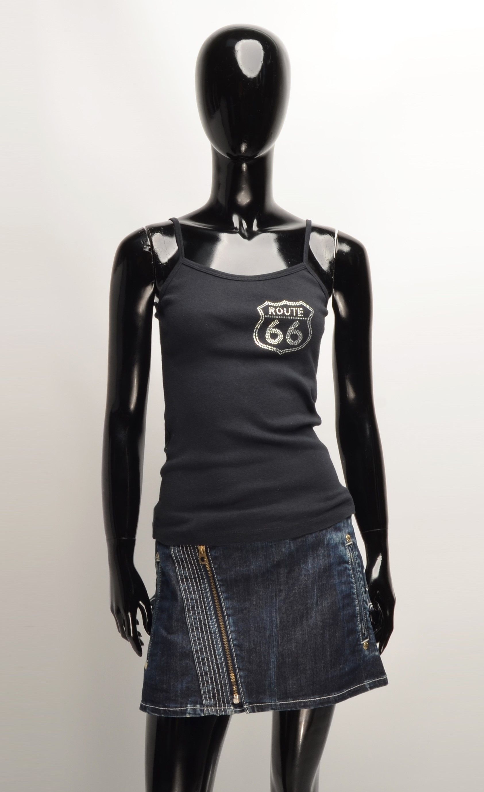Route 66 × Vintage Vintage Route 66 Crystals Tank Top Size L / US 10 / IT 46 - 1 Thumbnail