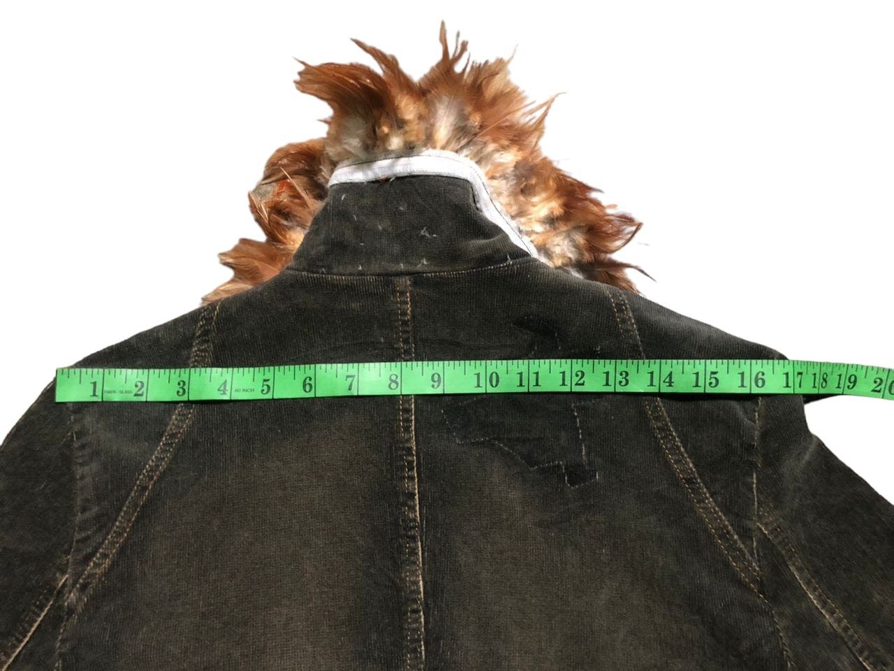 Japanese Brand Angie Paris Ref Bayat Corduroy Jacket Chicken Feather Neck Size M / US 6-8 / IT 42-44 - 17 Thumbnail