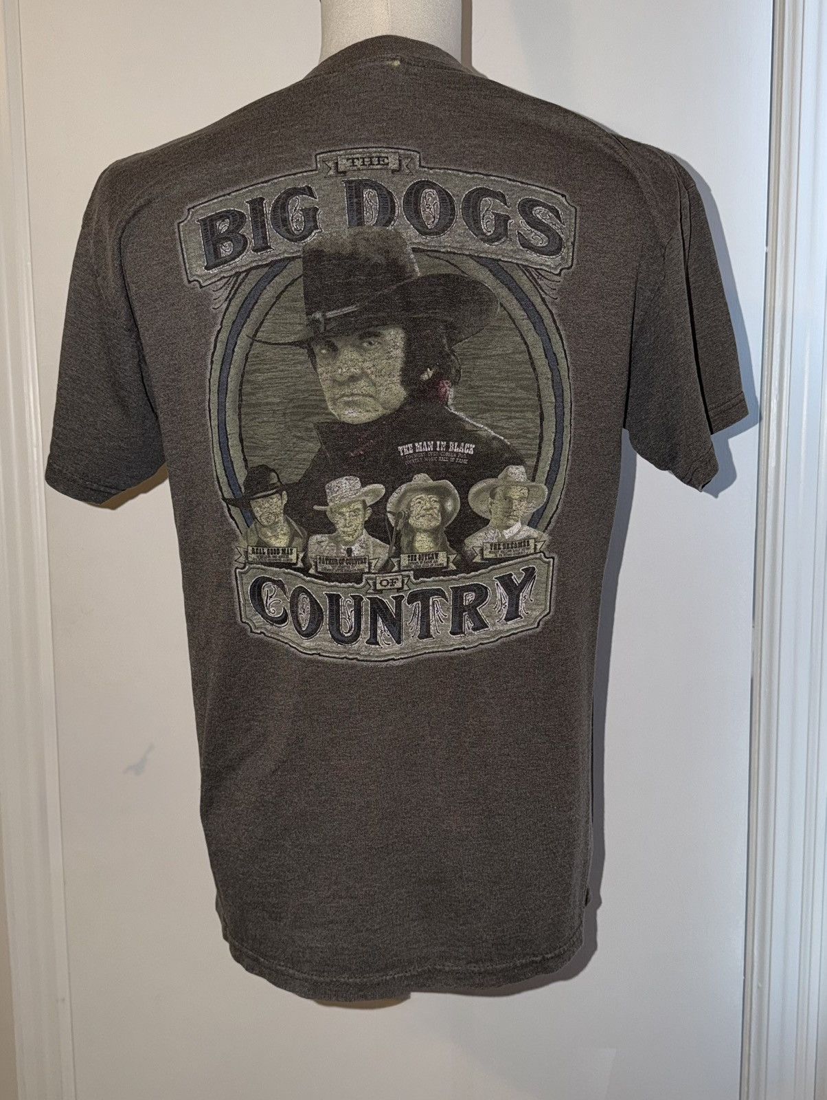 Big Dogs VTG The Big Dogs Of Country T-Shirt Gray Size L Size US L / EU 52-54 / 3 - 1 Thumbnail