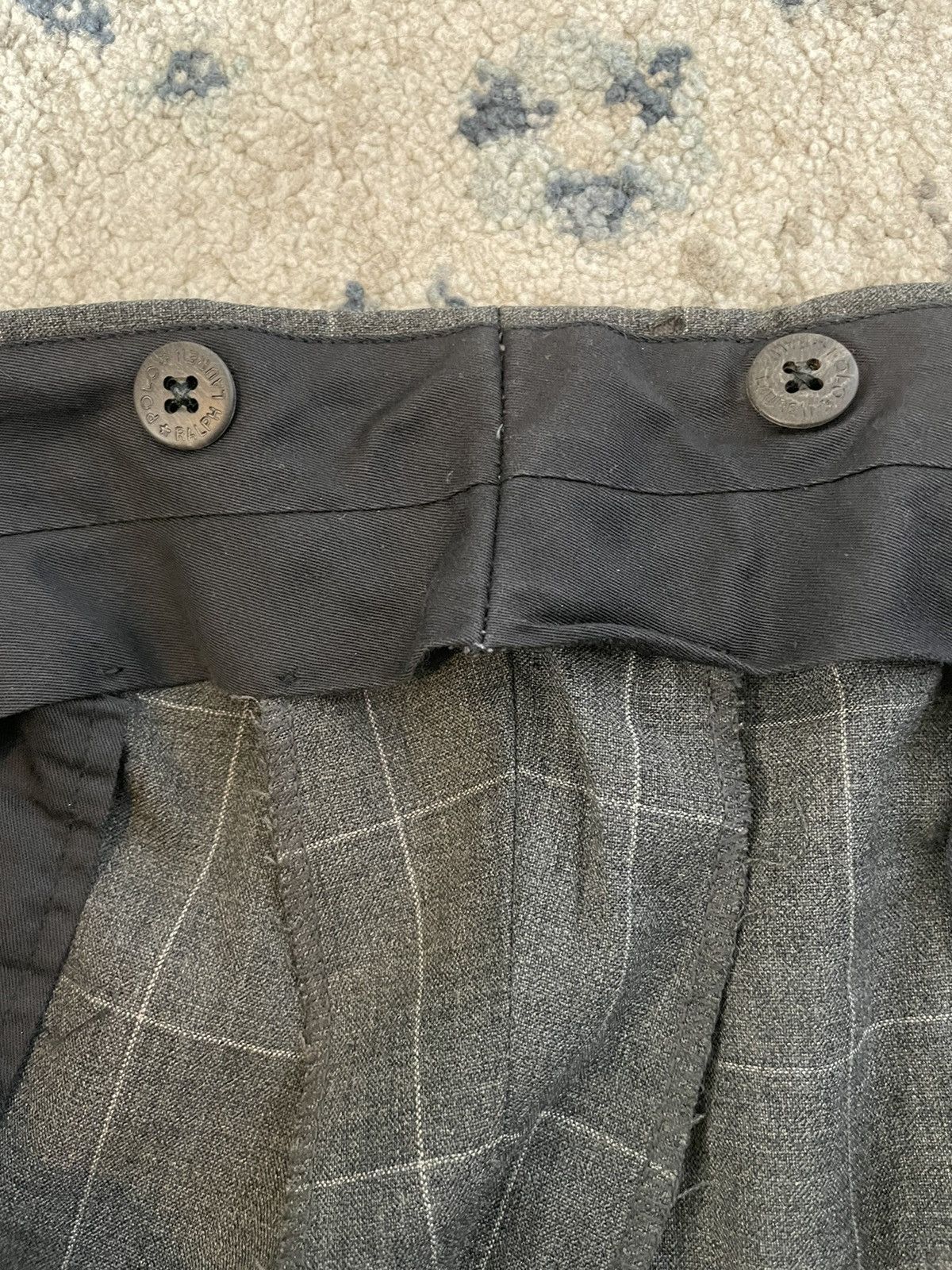 Polo Ralph Lauren × Vintage Vintage Tropical Weight Windowpane Trouser Size US 36 / EU 52 - 4 Thumbnail