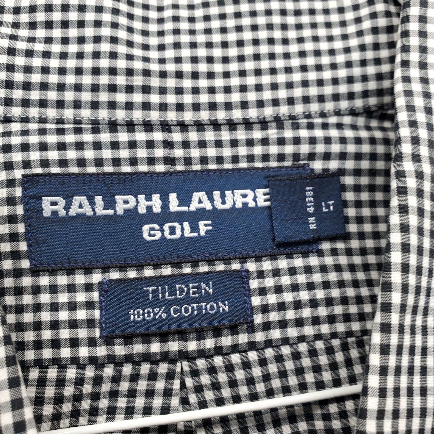 Ralph Lauren Ralph Lauren Golf Mens LT Button-Up Shirt Multicolor Check Pony Logo Tilden Big & Tall Size US L / EU 52-54 / 3 - 6 Thumbnail