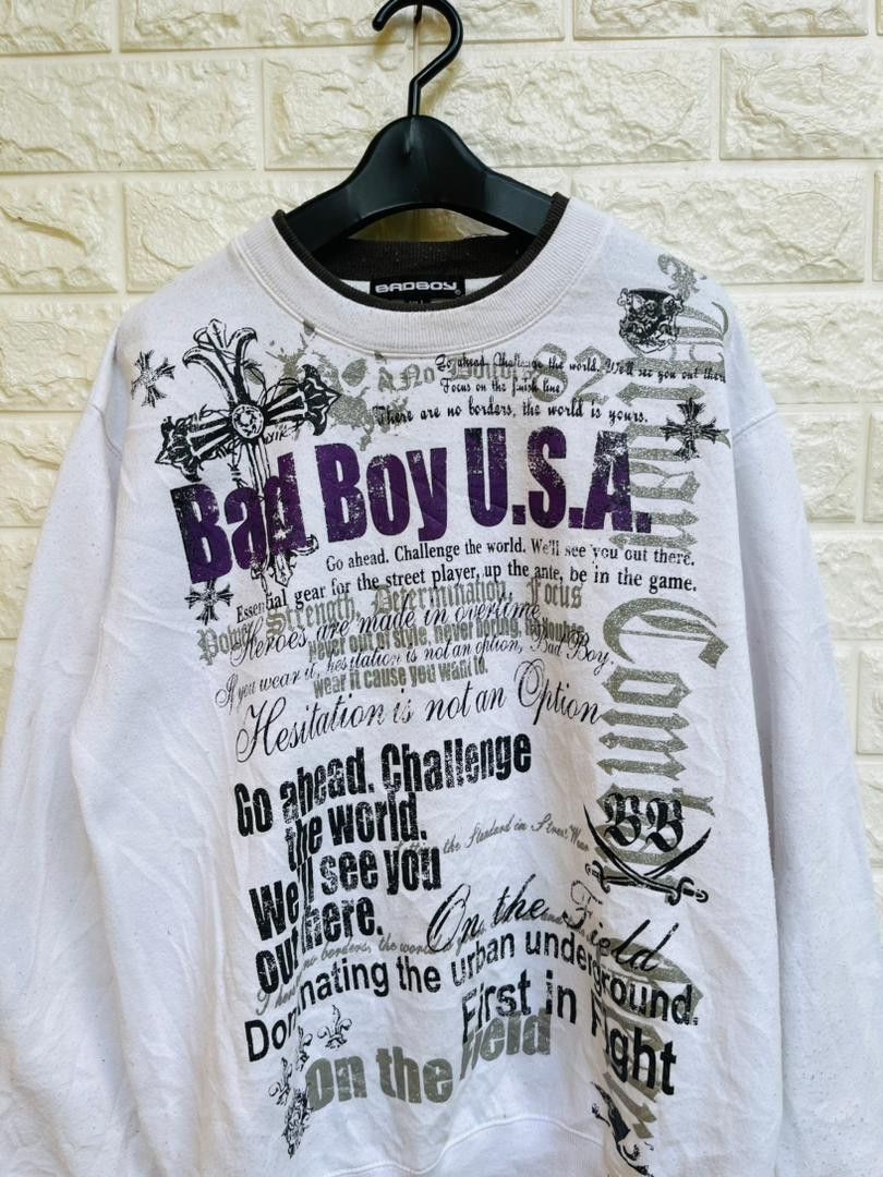 Japanese Brand Vintage Bad Boy Hip Hop Streetwear Fashion Style Size US L / EU 52-54 / 3 - 3 Thumbnail