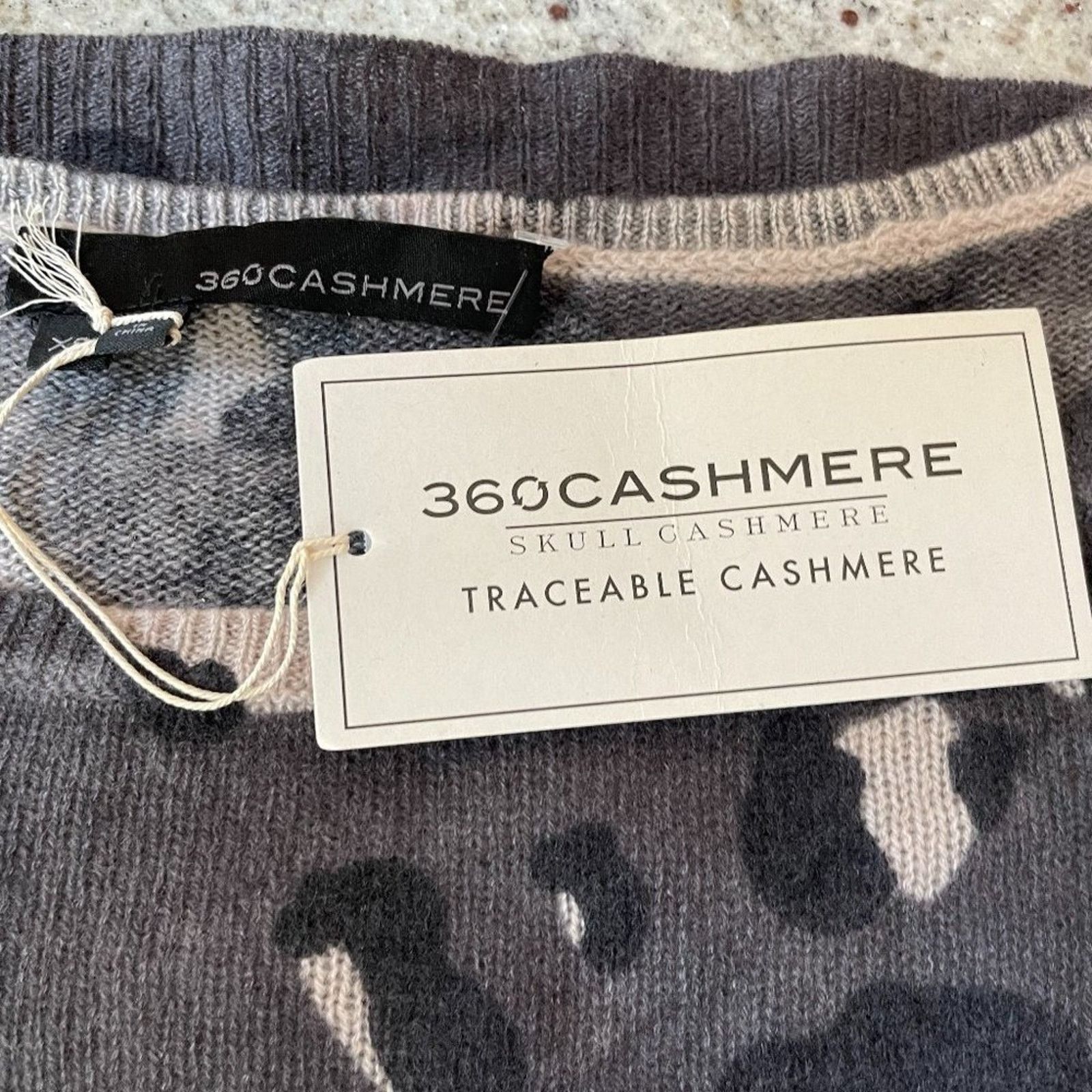 360Cashmere Tavi Leopard-Pattern Cashmere Sweater from 360 CASHMERE Size XS / US 0-2 / IT 36-38 - 6 Thumbnail