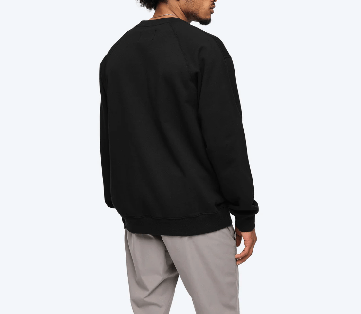 Reigning Champ Reigning Champ Midweight Terry Relaxed Crewneck Black Size S Size US S / EU 44-46 / 1 - 6 Thumbnail