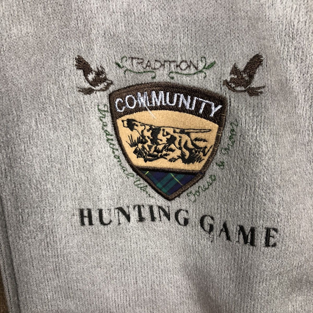 Japanese Brand × Vintage 📌Vintage Sweatshirt Community Hunting Game Embroidery Size US M / EU 48-50 / 2 - 13 Thumbnail