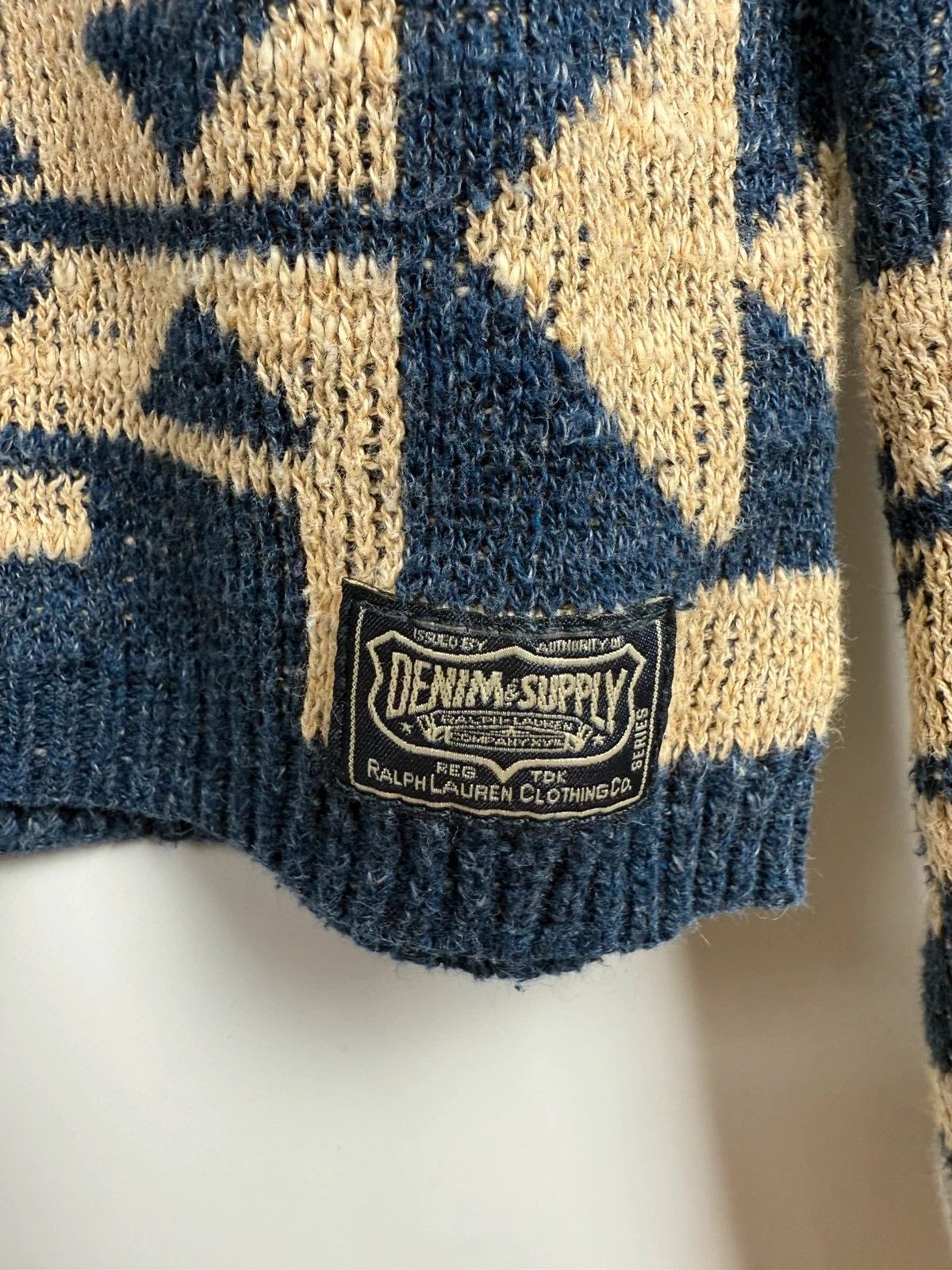 Denim & Supply Ralph Lauren Denim & Supply Ralph Lauren Navajo Knit Cotton Pullover Size US L / EU 52-54 / 3 - 4 Thumbnail