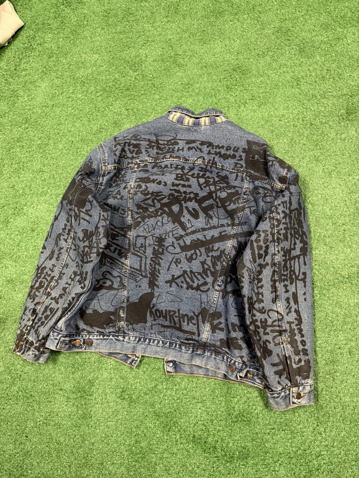 Levi's Crazy levis kanye west double layered aop jacket Size US XL / EU 56 / 4 - 4 Thumbnail