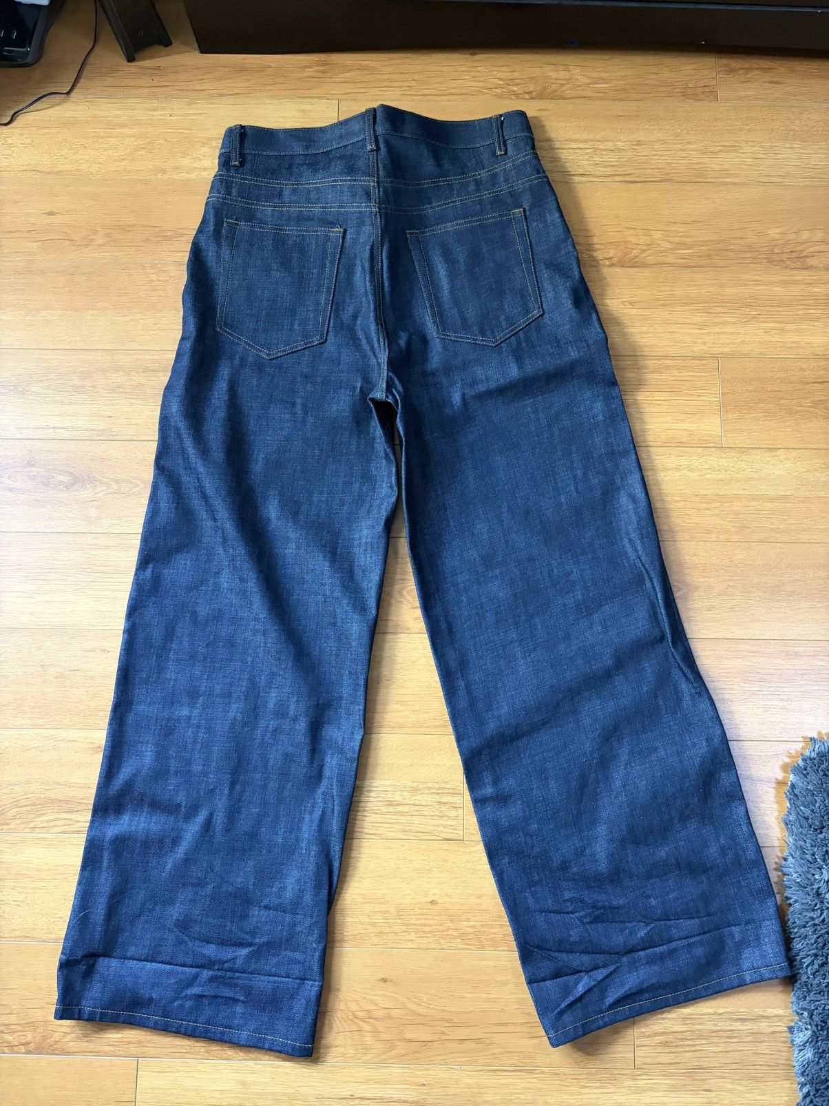 No Faith Studios No faith studios baggy japanese loose fit raw denim Size US 35 - 2 Thumbnail