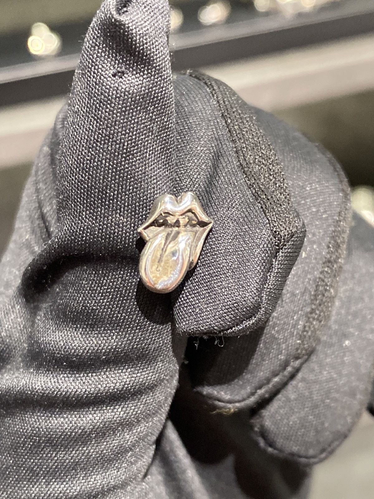 Chrome Hearts Chrome Hearts X Rolling Stones Lip & Tongue Stud Earring Size ONE SIZE - 6 Thumbnail