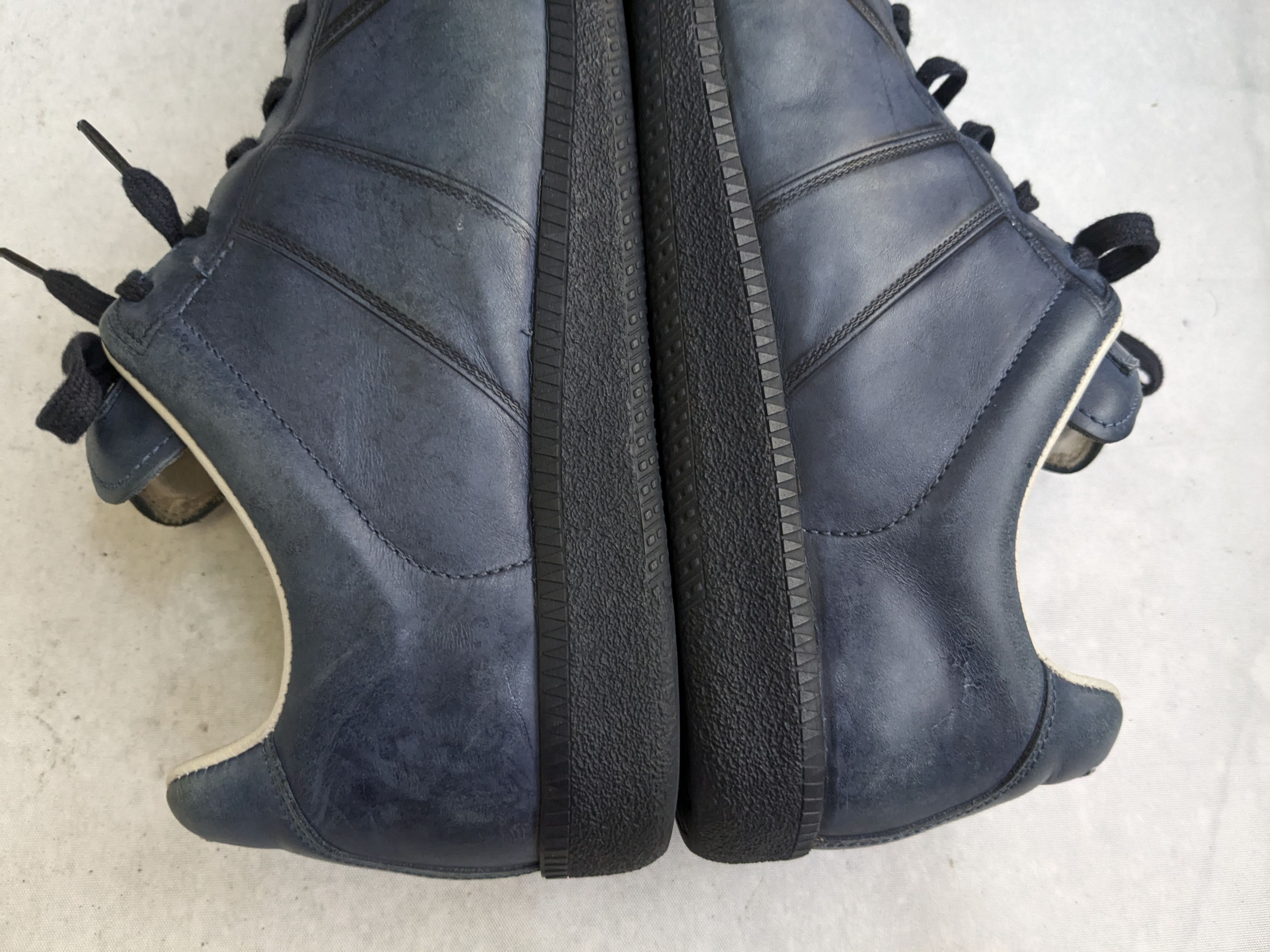 Maison Margiela Maison Margiela Replica GAT Sneakers Blue 9 42 Leather Low Size US 9 / EU 42 - 8 Thumbnail