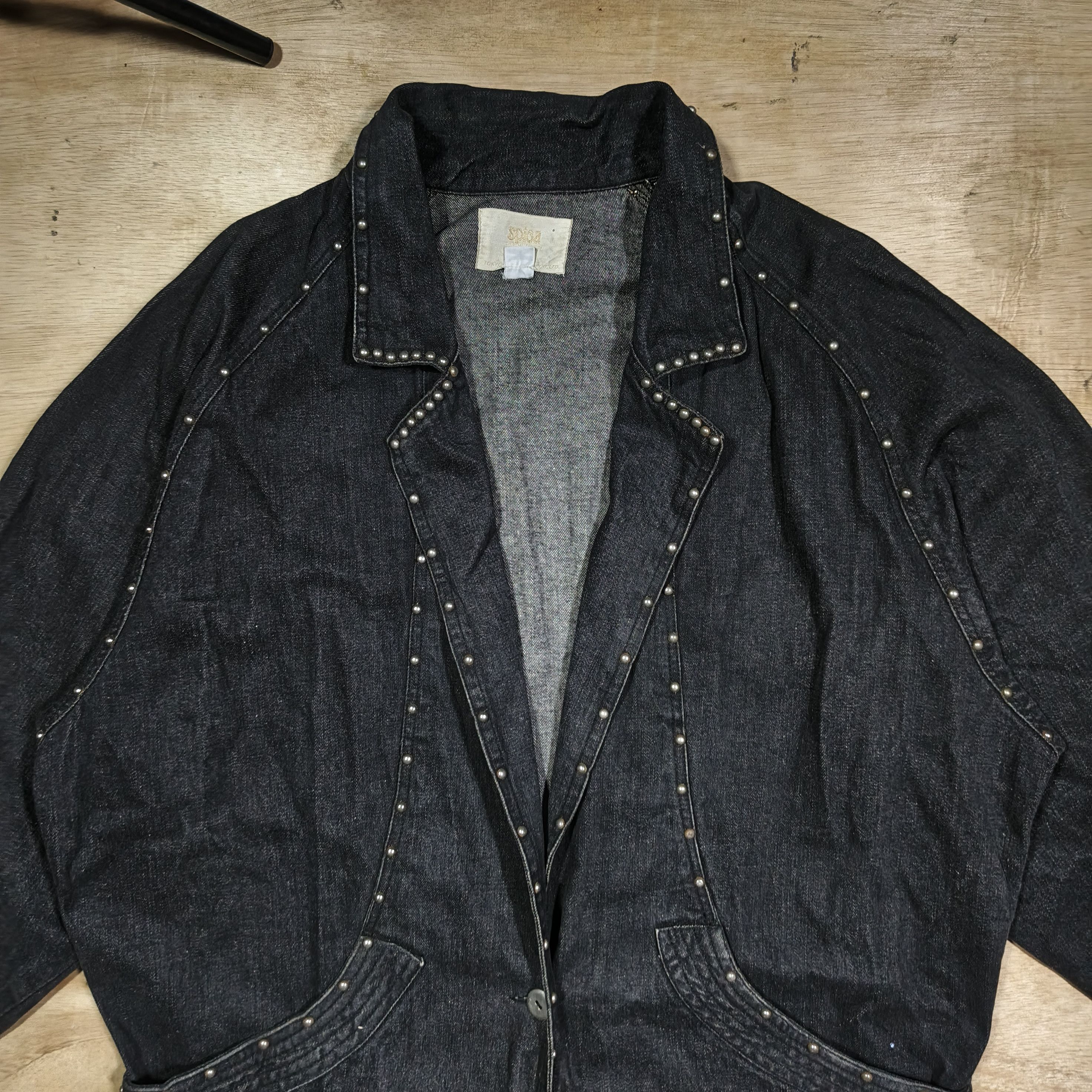 Japanese Brand 00's Spica Gothic Punk Studded Size US L / EU 52-54 / 3 - 4 Thumbnail