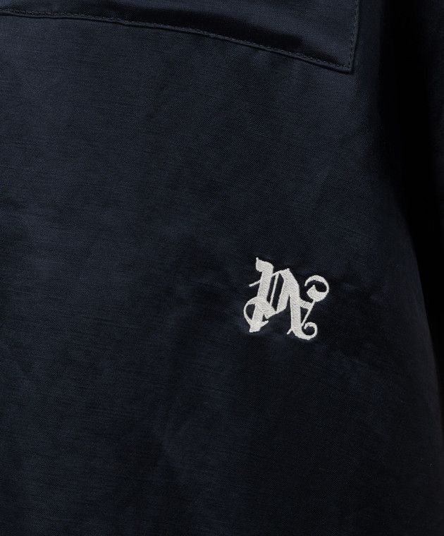 Palm Angels o1s22i1n0824 Pajama Short Sleeve T-Shirt in Navy Blue Size S / US 4 / IT 40 - 5 Thumbnail