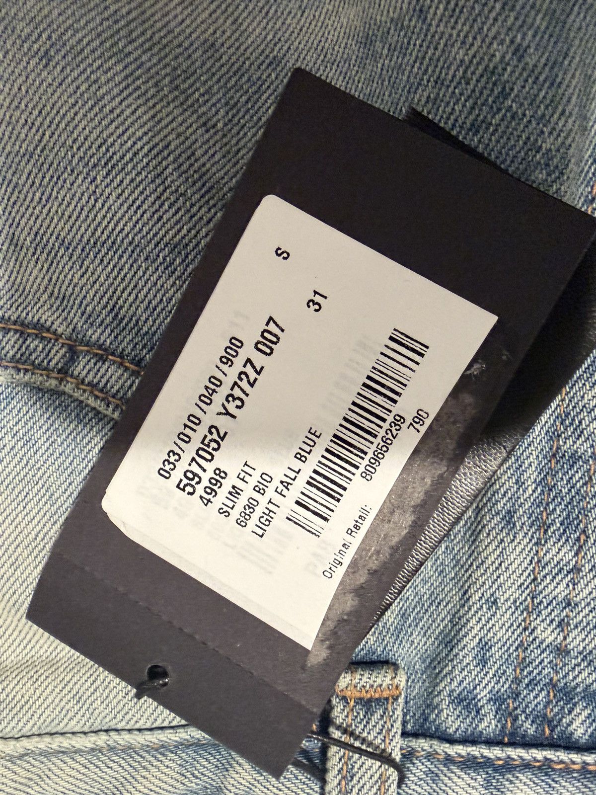 Saint Laurent Paris Saint Laurent men’s blue slim fit jeans. 31. $890 Size US 31 - 7 Thumbnail