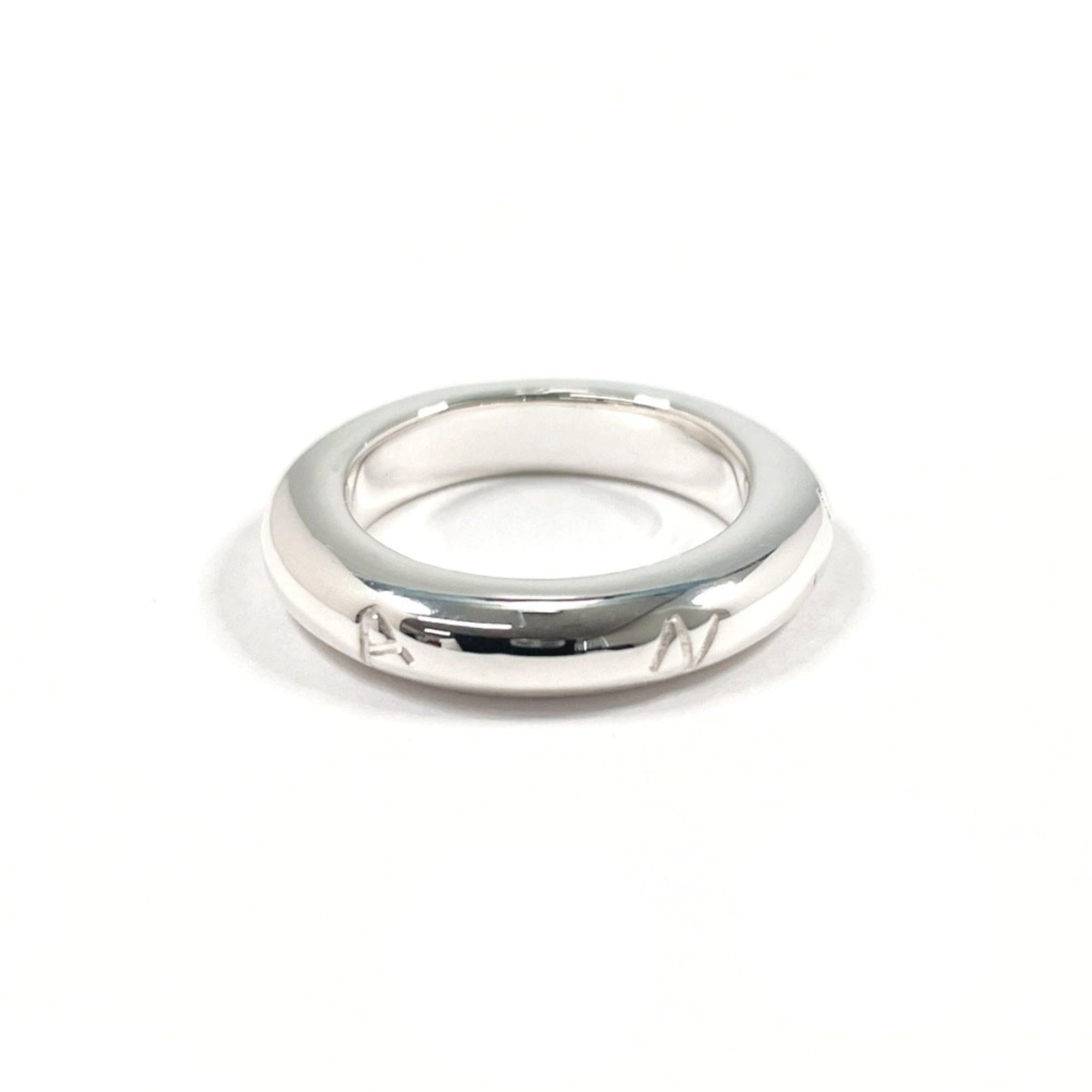 Chanel CHANEL logo vintage ring, sterling silver (925), size 12.5cm, women's. Size ONE SIZE - 1 Thumbnail