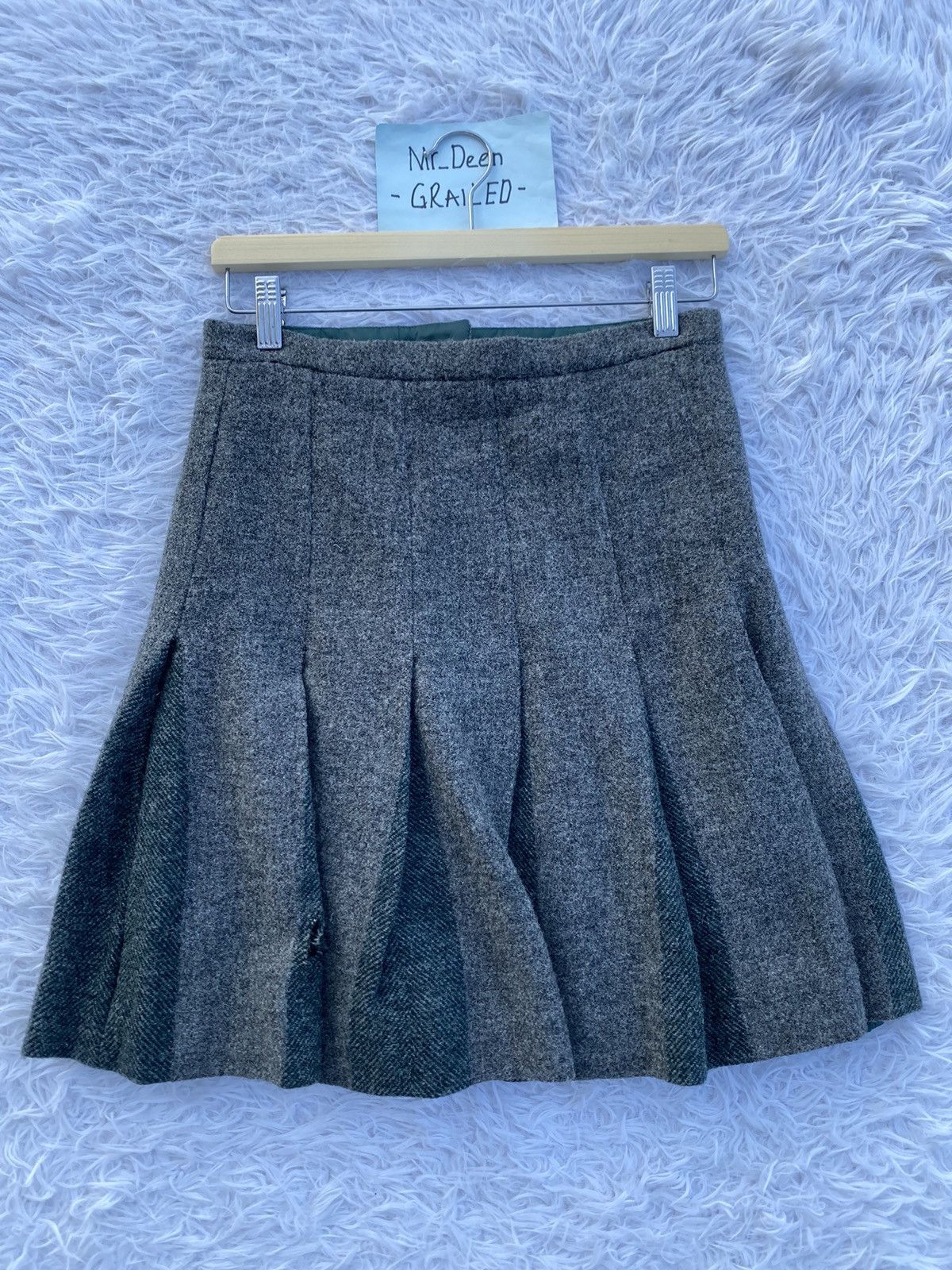 A.P.C. Rare Vintage A.P.C Wool Box Pleated Skirt Size 28" / US 6 / IT 42 - 11 Thumbnail