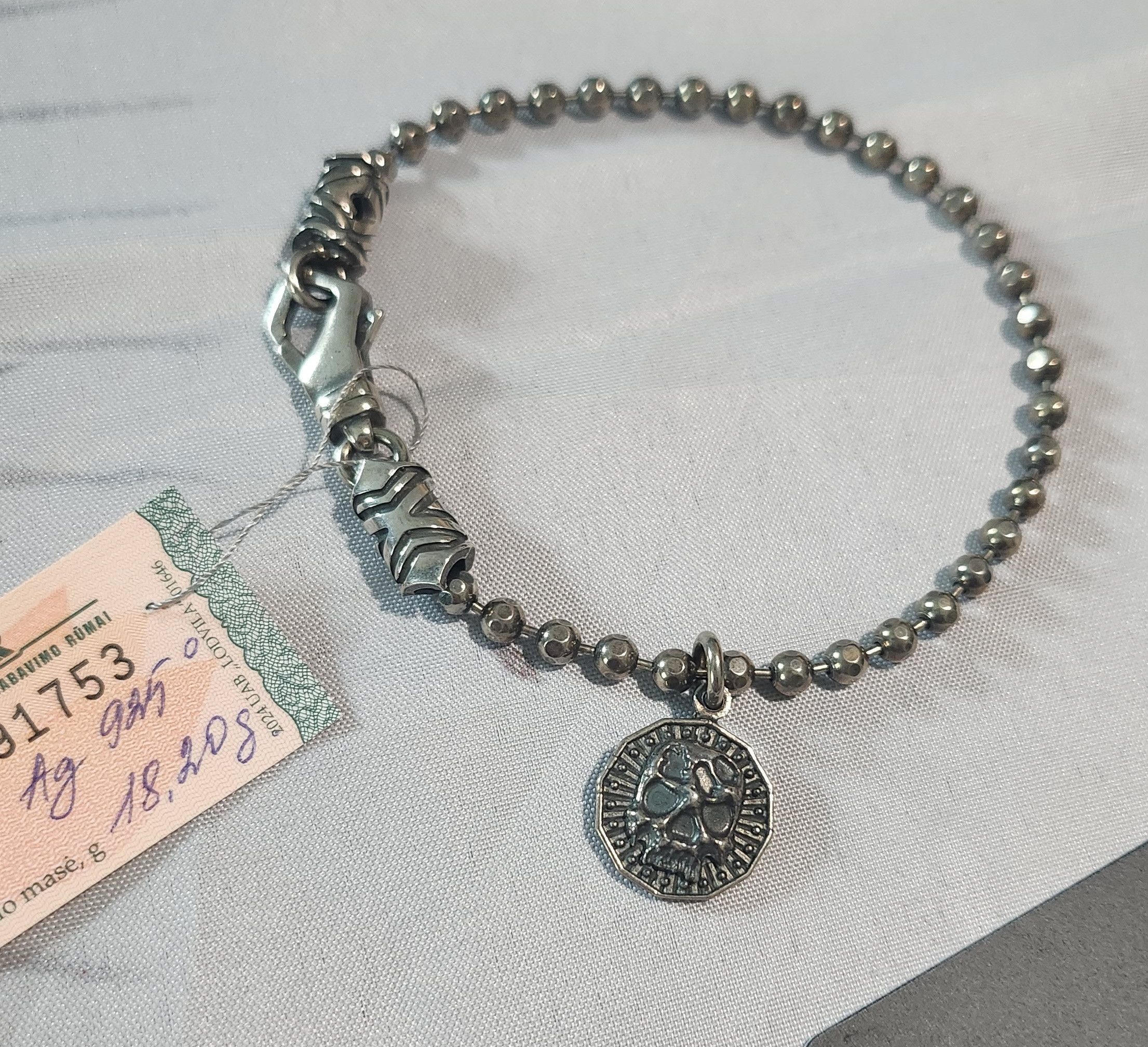 Emanuele Bicocchi Emanuele Bicocchi Silver 925 Skull Chain