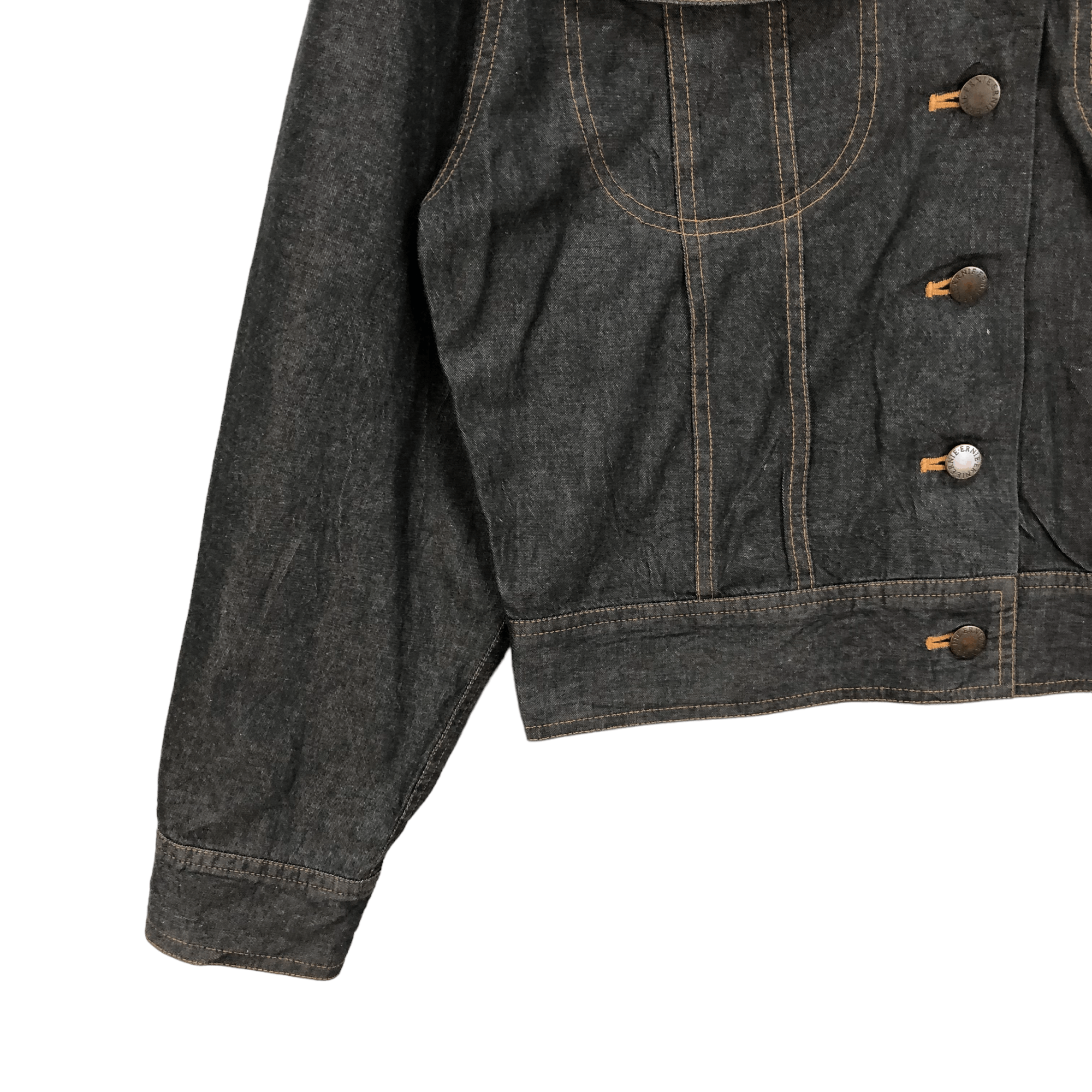 Norma Kamali VINTAGE NORMAL KAMALI DENIM JACKET #5308-183 Size S / US 4 / IT 40 - 5 Thumbnail