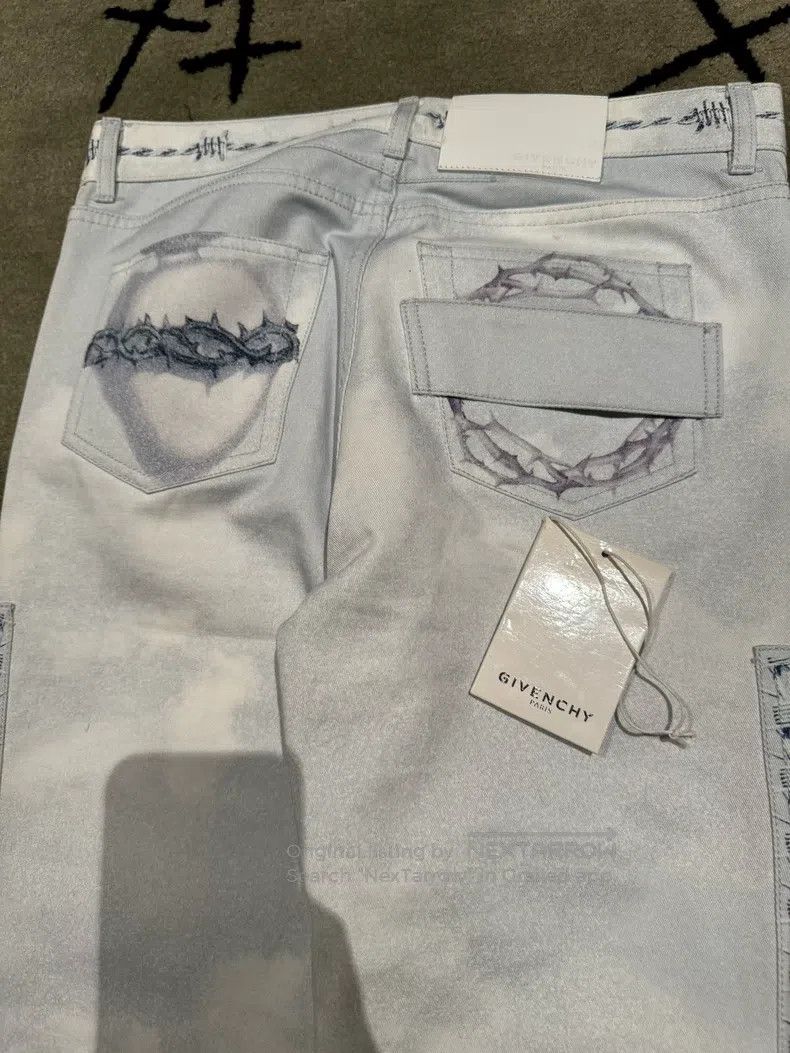 Givenchy Givenchy Denim Pants with Portrait Size US 28 / EU 44 - 6 Thumbnail