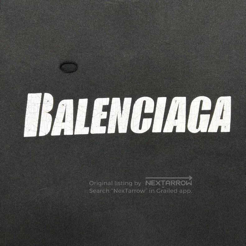 Balenciaga Balenciaga Destroyed Short Sleeve Size US XS / EU 42 / 0 - 5 Thumbnail