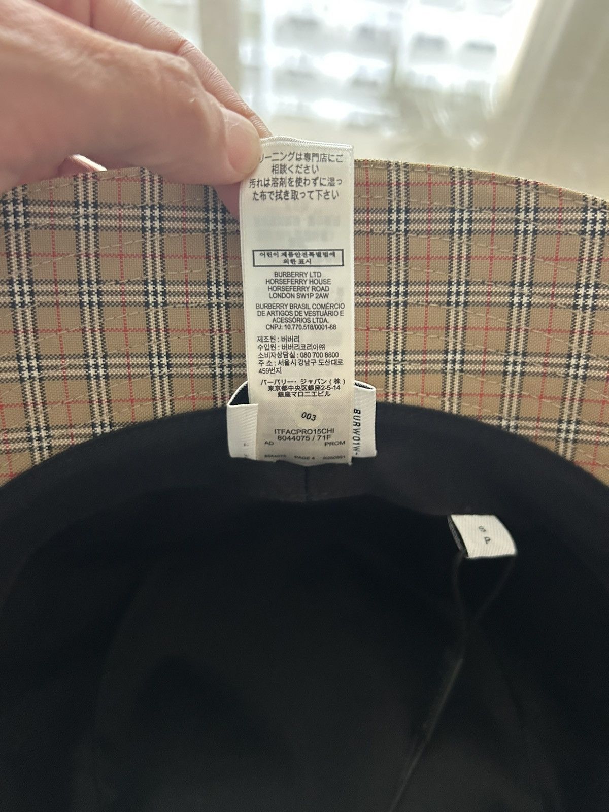Burberry Burberry Bucket Hat Size ONE SIZE - 5 Thumbnail