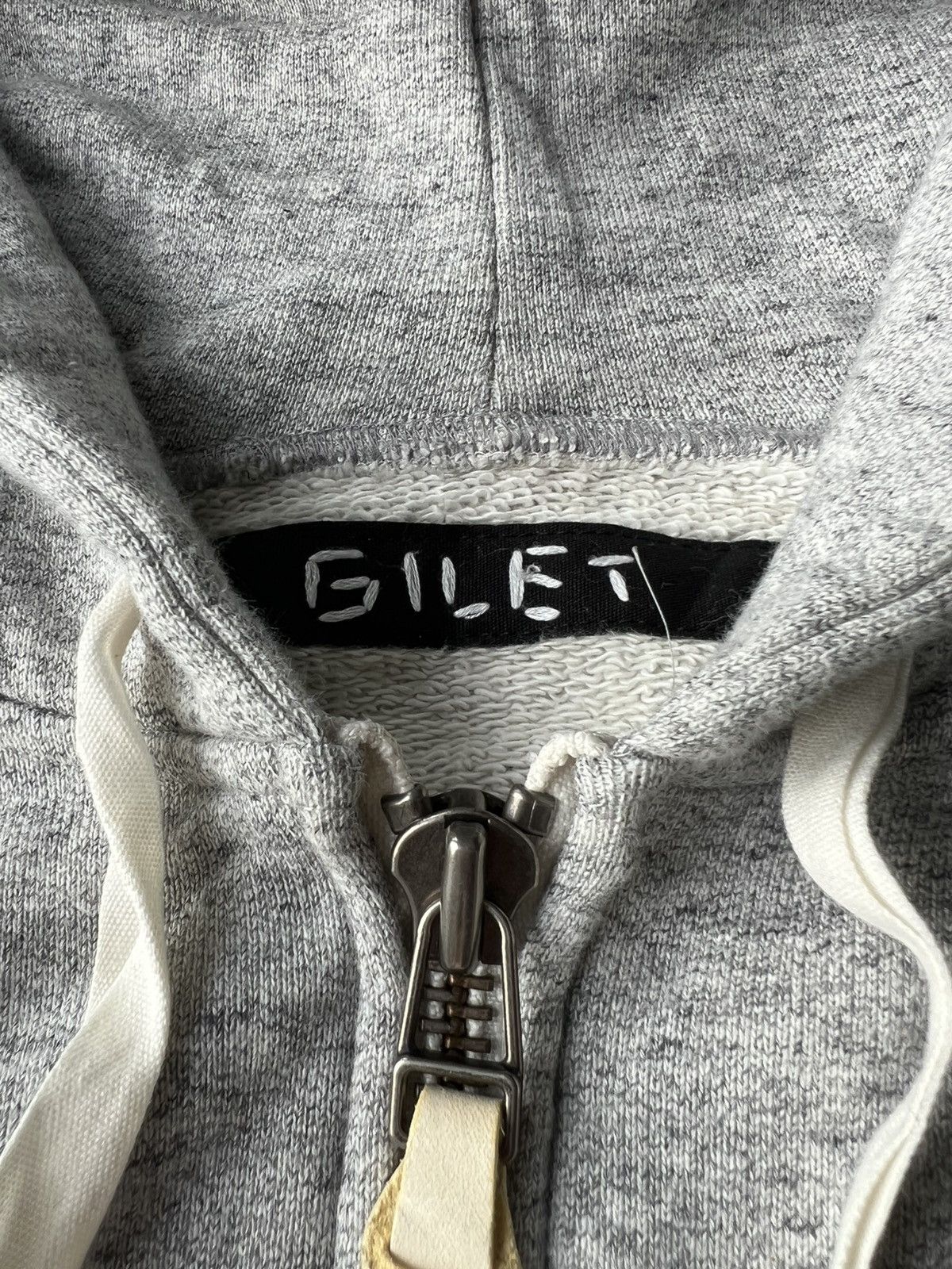 Nepenthes Patchwork Denim Craft Warm Pocket Salt & Pepper Hoodie Gilet Size US M / EU 48-50 / 2 - 6 Thumbnail