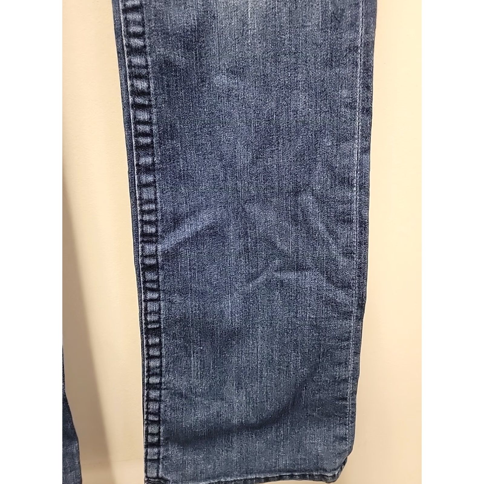 True Religion True Religion Jeans Women's Size 32 Billy Straight Leg Blue Denim Vintage: No, Regular Fit, 5-Pocket, Light Wash, Cotton Blend, 35x34.5 Size 24" / US 00 / IT 34 - 7 Thumbnail