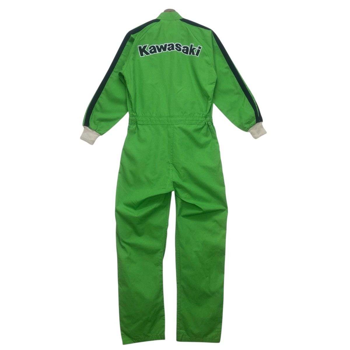 Japanese Brand Vintage Japanese Brand Kawasaki Racing Coveralls Overalls Size US 30 / EU 46 - 4 Thumbnail