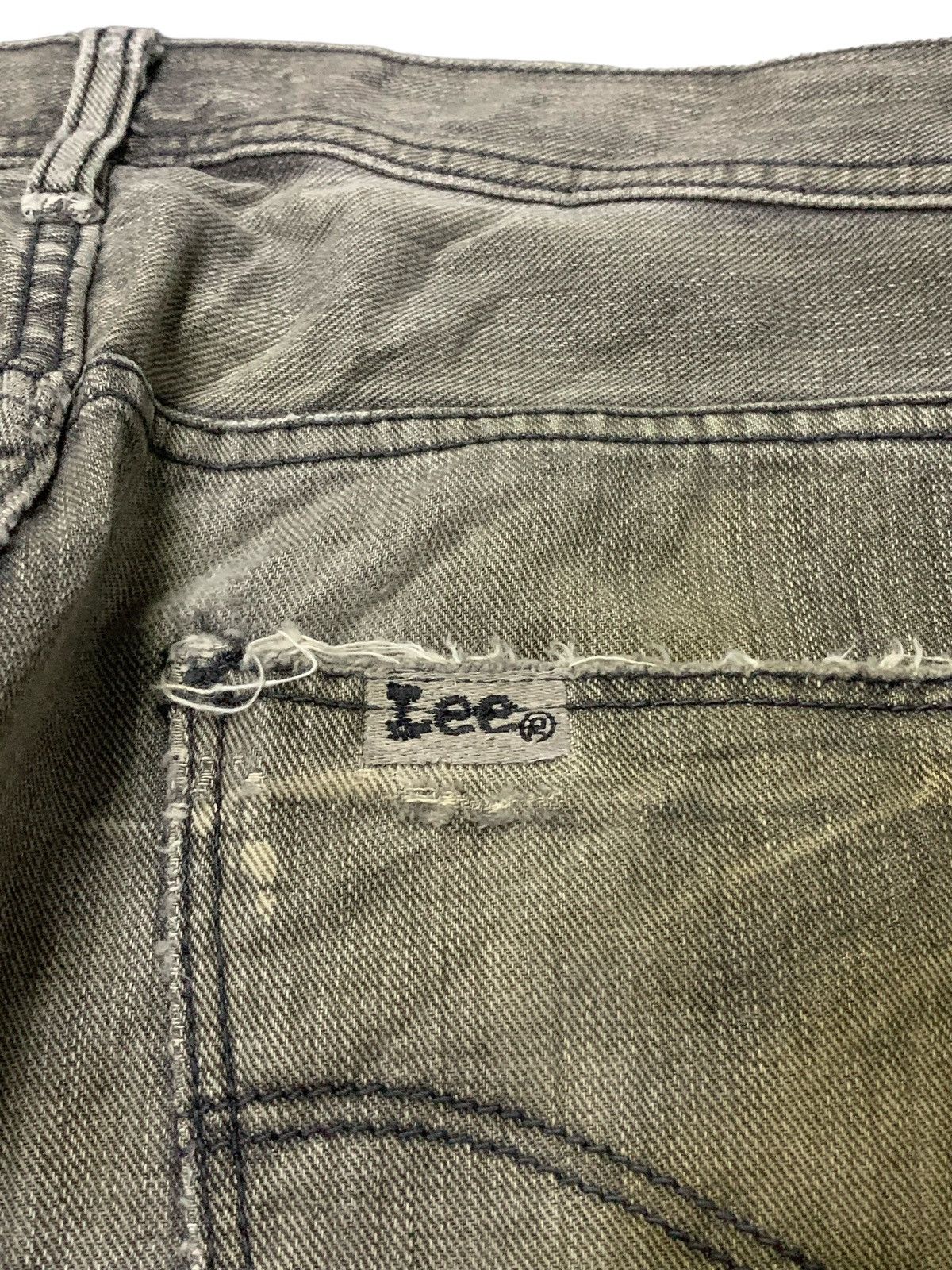 Hysteric Glamour × In The Attic × Lee Vintage Lee Japan Mud Claw Mark Distressed Denim Pants Size US 30 / EU 46 - 17 Thumbnail