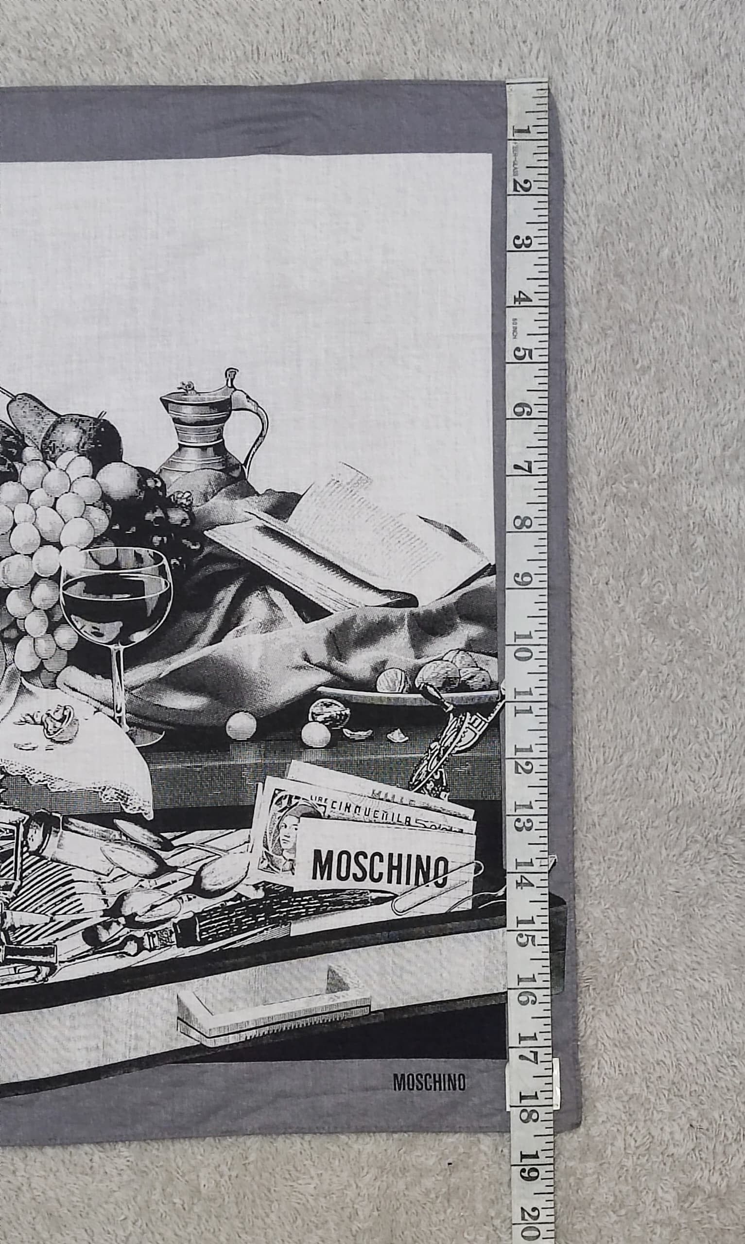 Moschino NOS Vintage MOSCHINO Pocket Square Size ONE SIZE - 5 Thumbnail