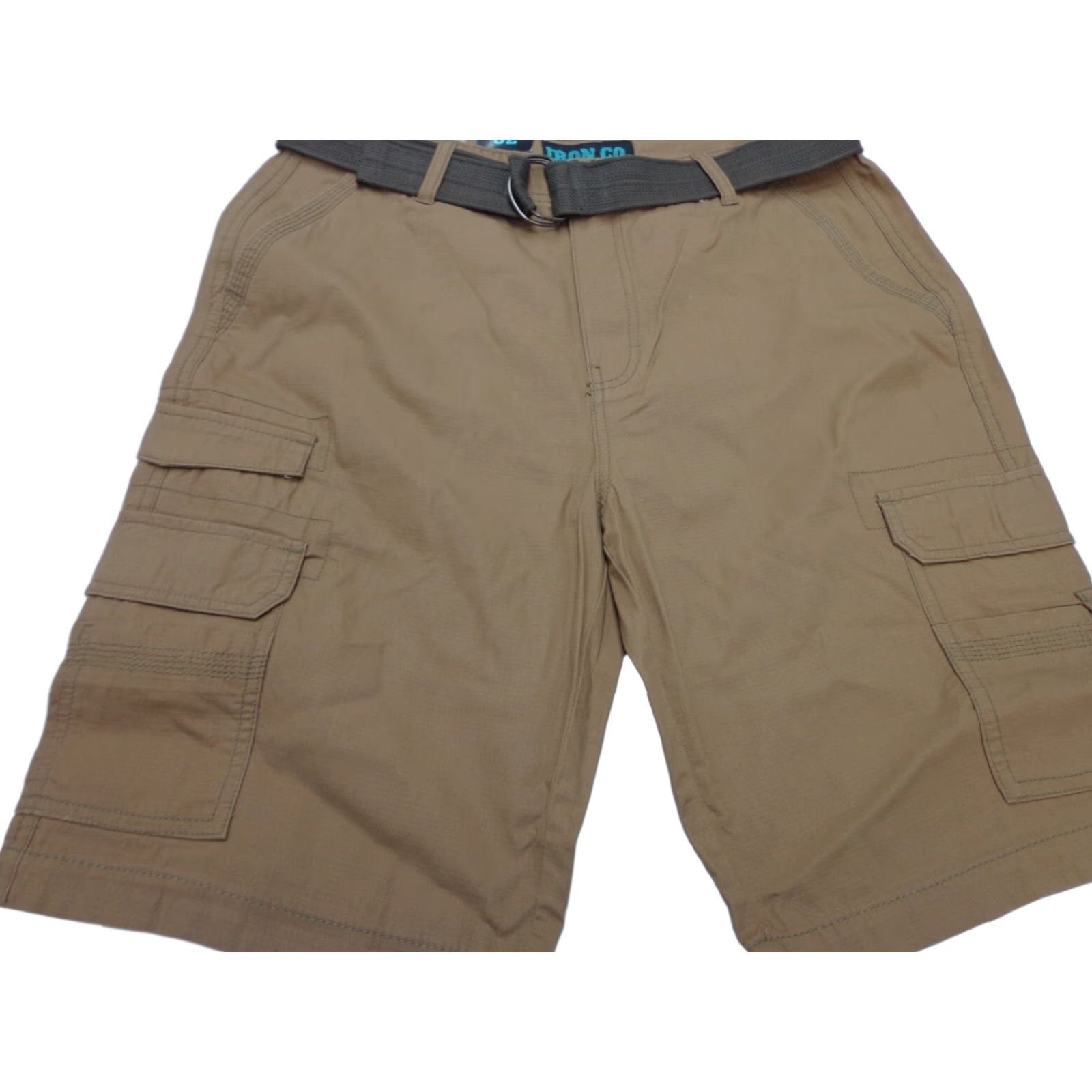 Vintage VINTAGE Iron Co. Cargo Shorts Belted Tobacco Brown 32 MEN Size 32 Cargo Brown NEW Size US 32 / EU 48 - 1 Thumbnail
