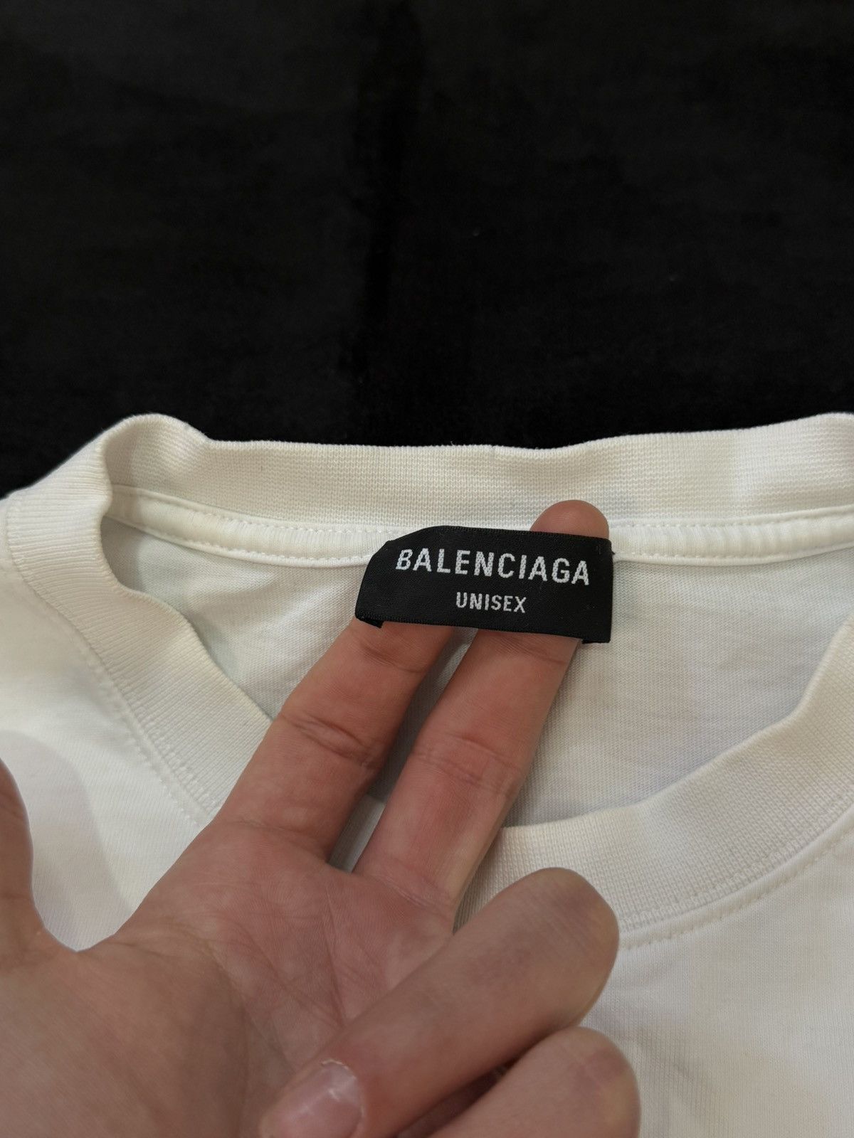 Balenciaga Balenciaga Paris T-Shirt – White Size US M / EU 48-50 / 2 - 3 Thumbnail