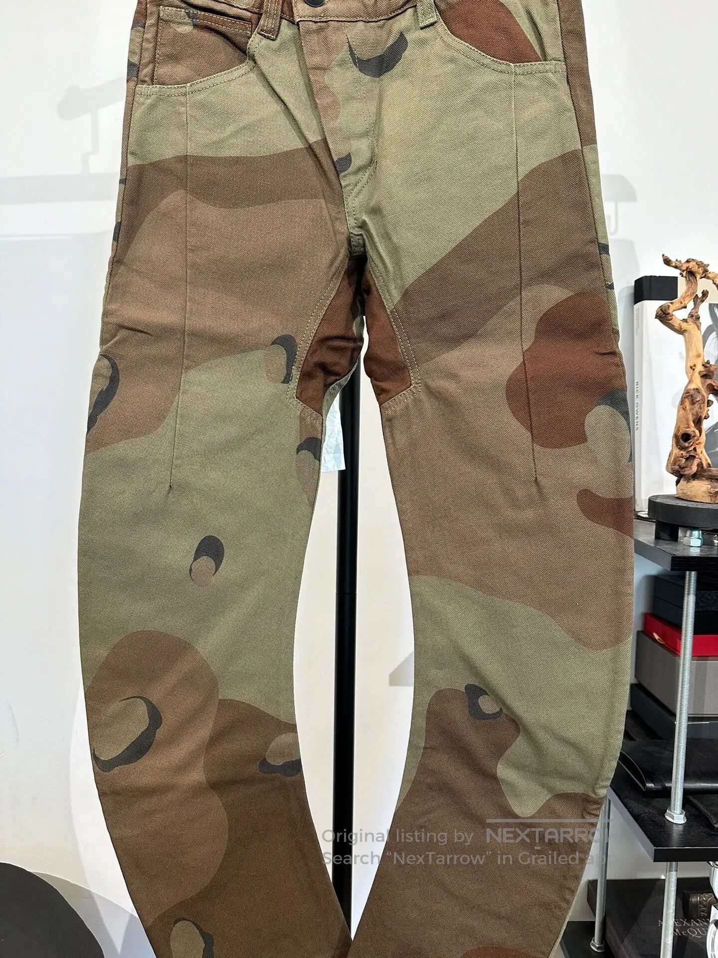 11 By Boris Bidjan Saberi Boris Bidjan Saberi 11by BBS P1 Camo Canvas Pants. Size US 26 / EU 42 - 6 Thumbnail