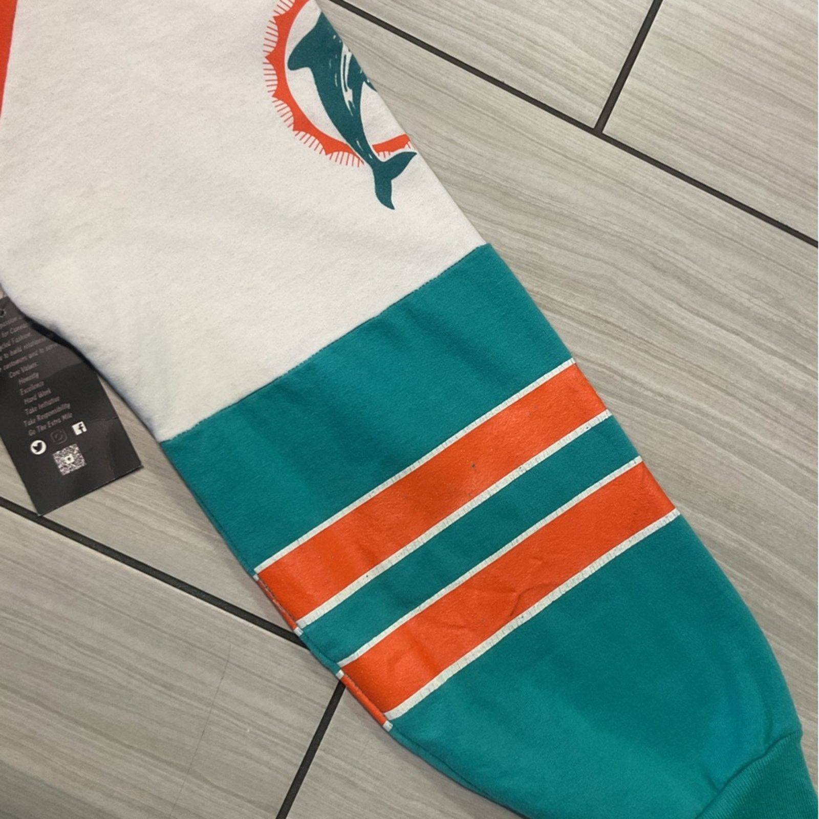 Vintage Vintage 90s Miami Dolphins NFL Crewneck Sweatshirt Size US L / EU 52-54 / 3 - 8 Thumbnail