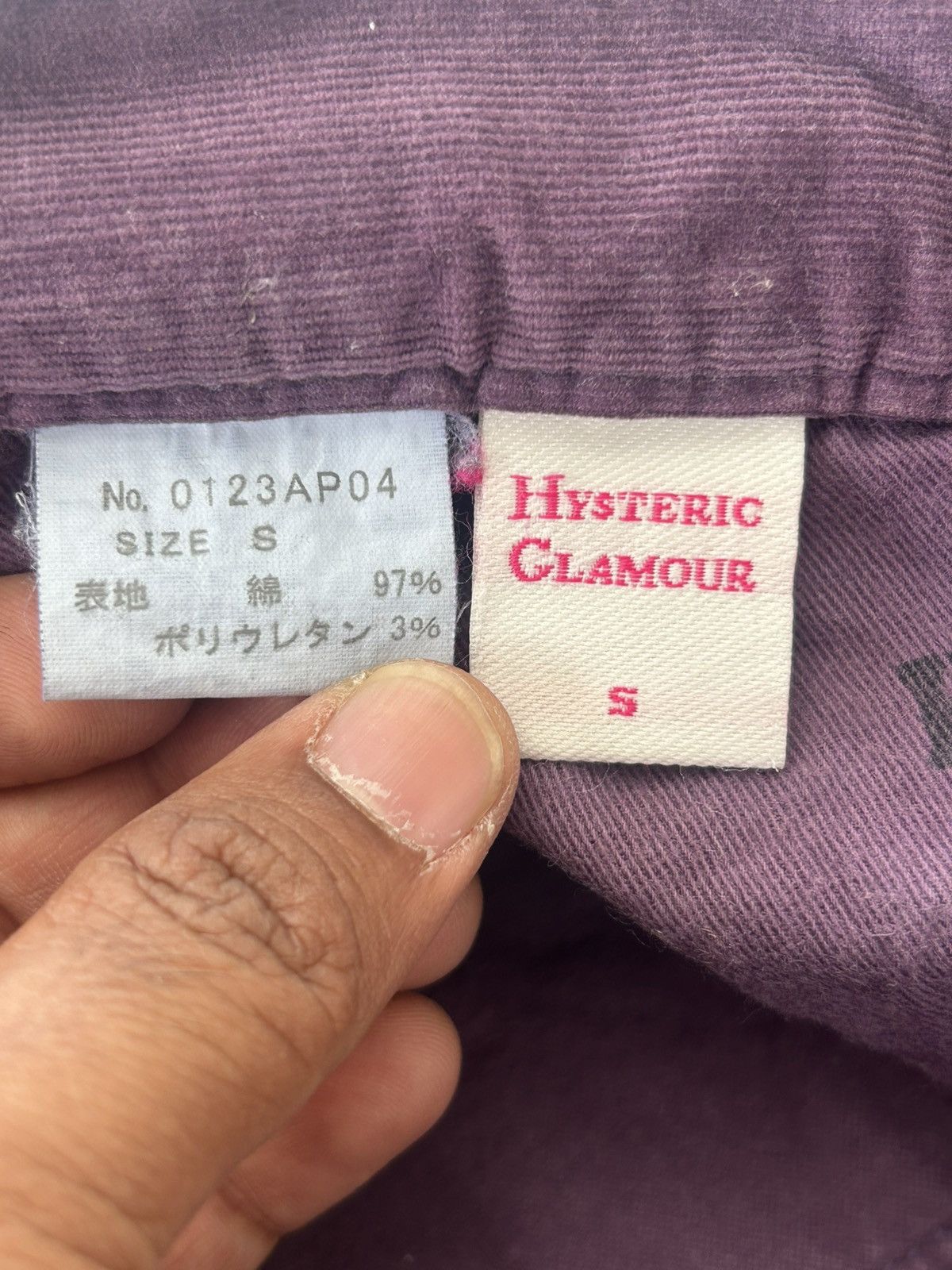 Hysteric Glamour Hysteric Glamour Slim Fit Corduroy Pants Purple Vintage Size 30" / US 8 / IT 44 - 12 Thumbnail